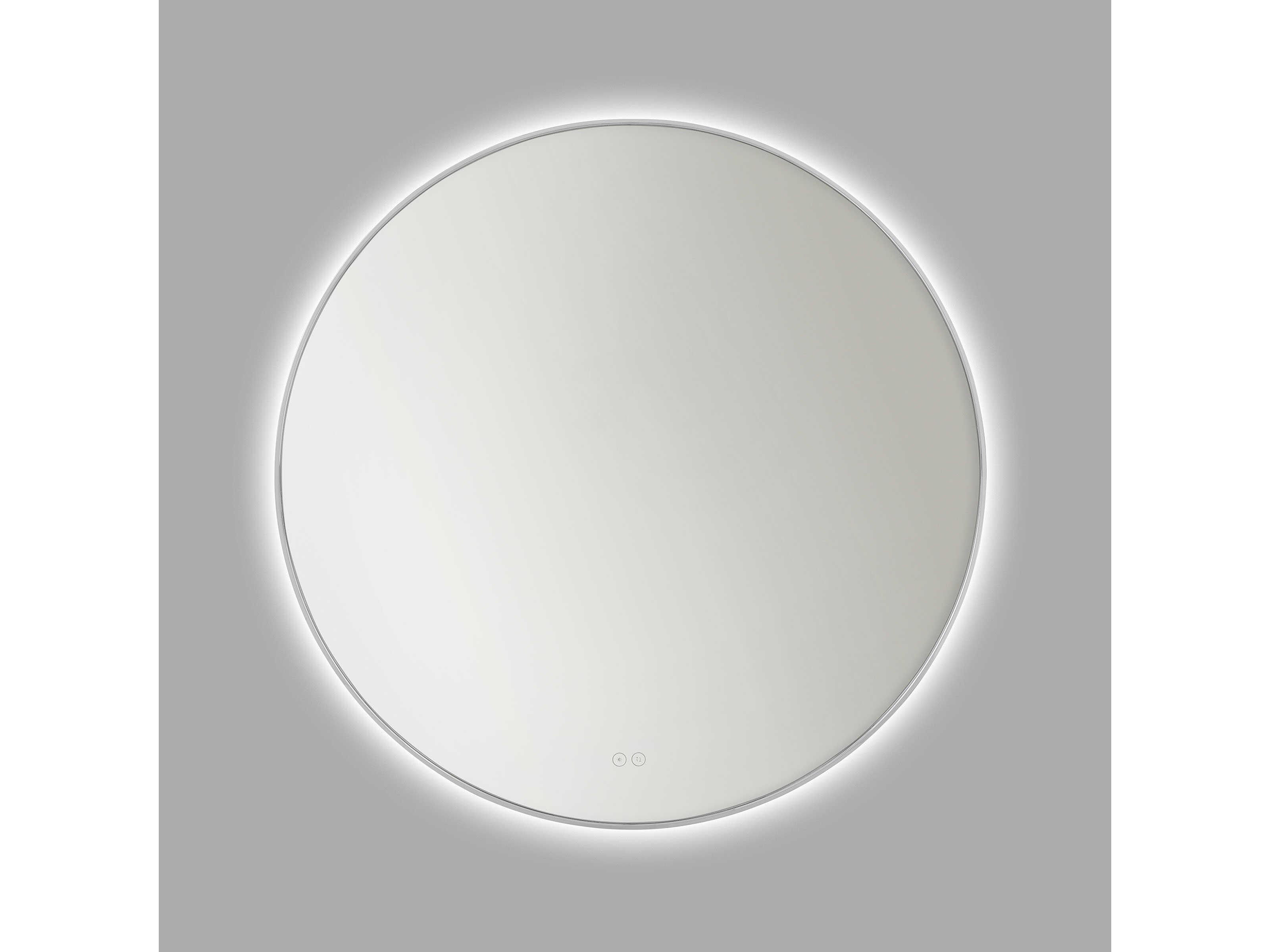 Generation Lighting Cadre Chrome Round Wall Mirror