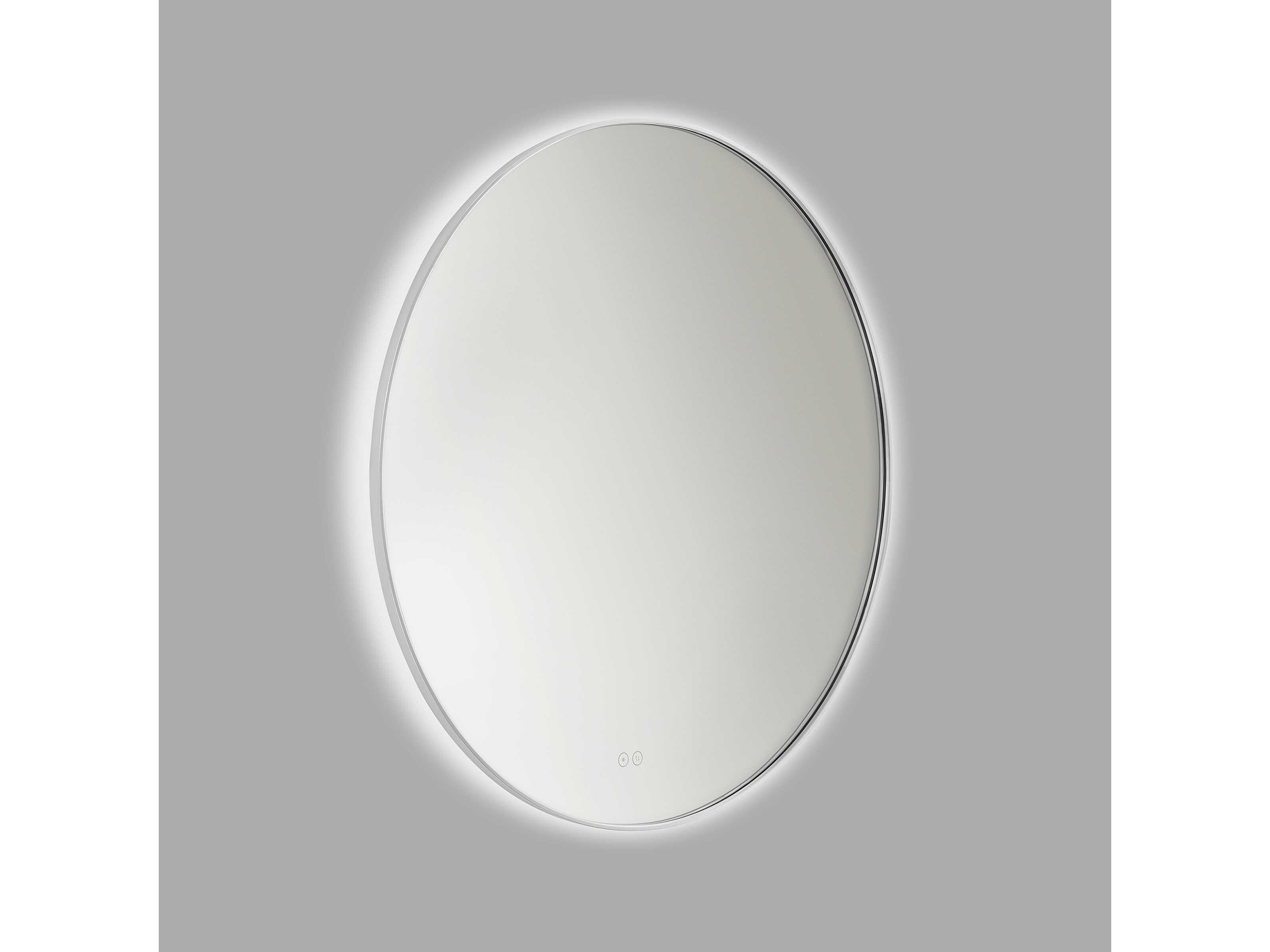 Generation Lighting Cadre Chrome Round Wall Mirror