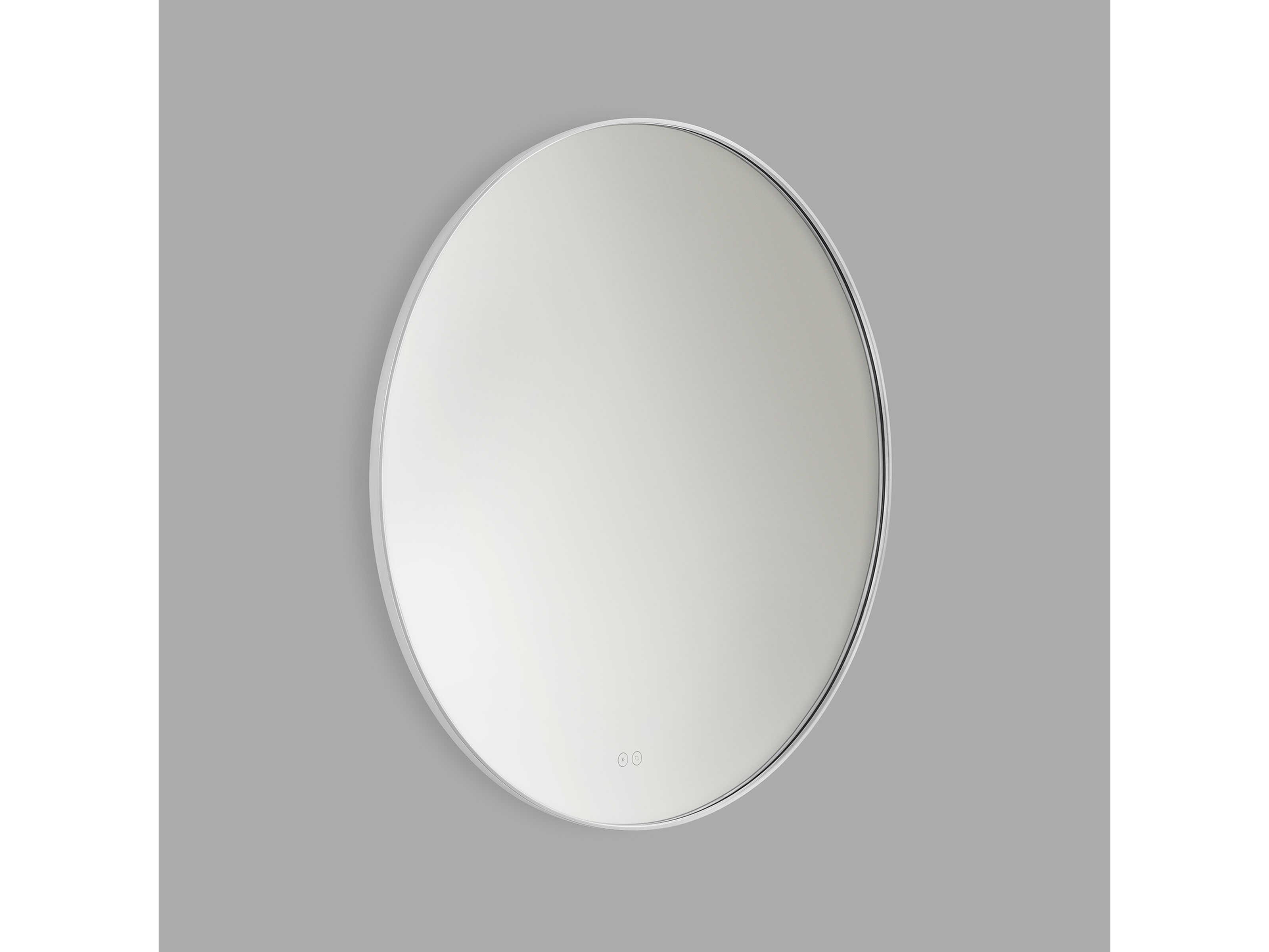 Generation Lighting Cadre Chrome Round Wall Mirror