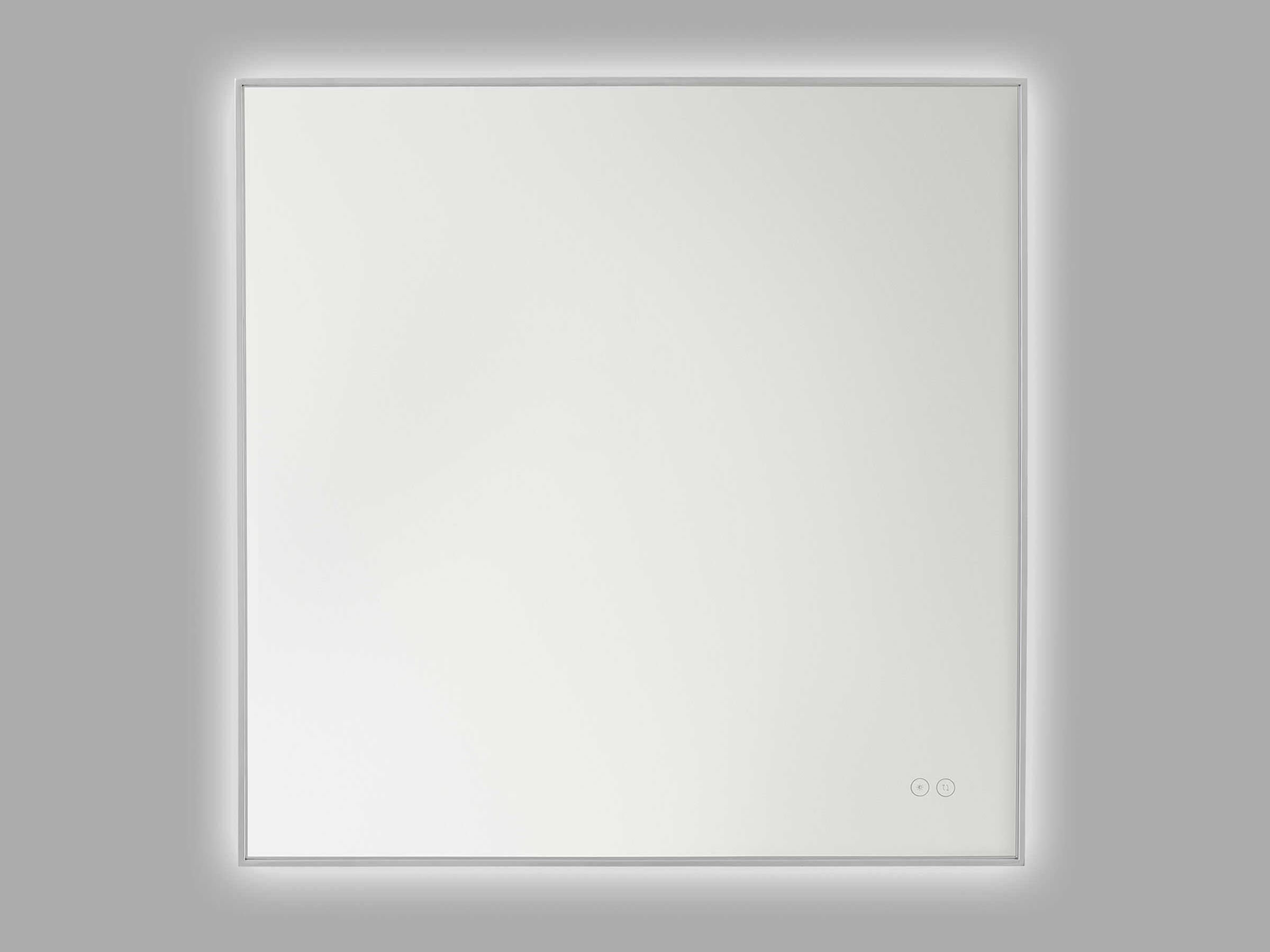 Generation Lighting Cadre Chrome Square Wall Mirror
