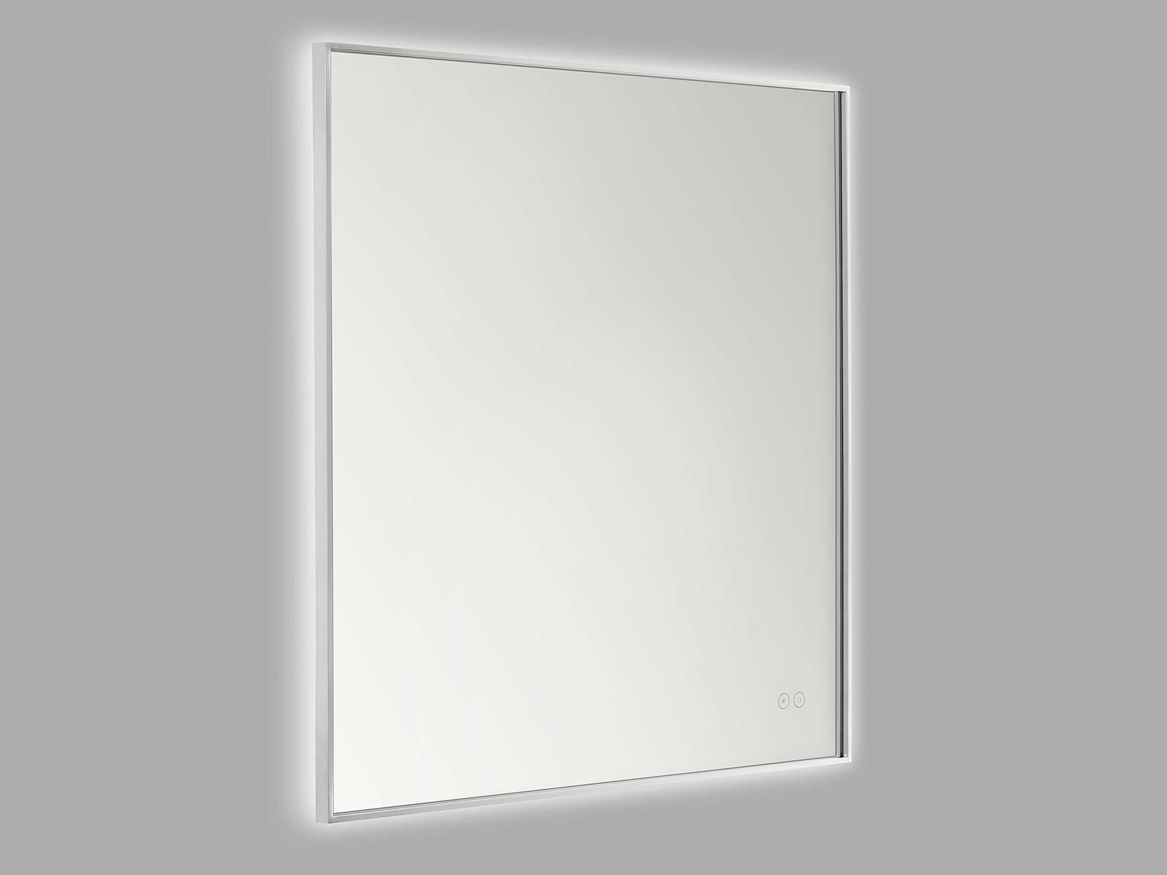 Generation Lighting Cadre Chrome Square Wall Mirror