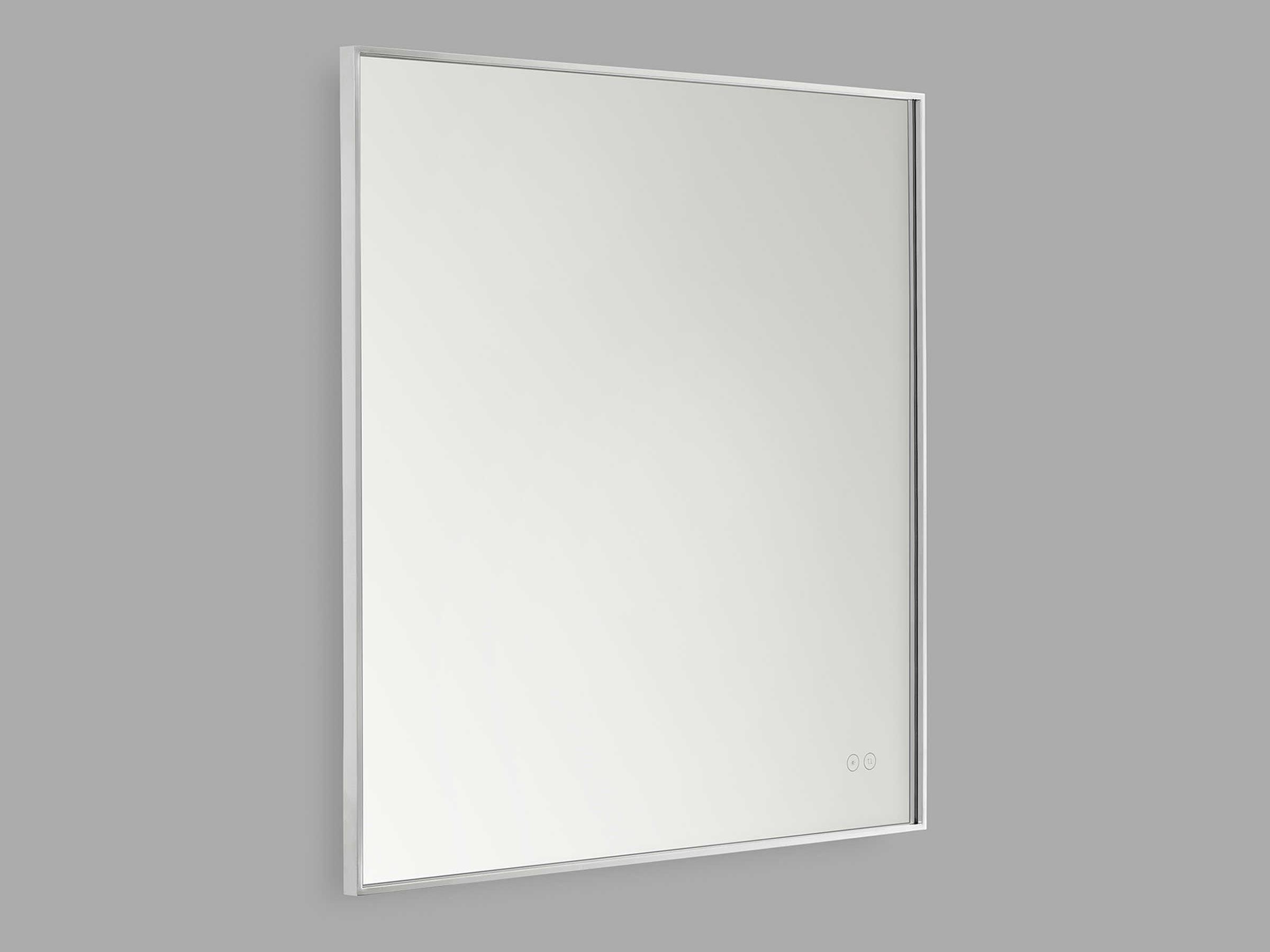 Generation Lighting Cadre Chrome Square Wall Mirror