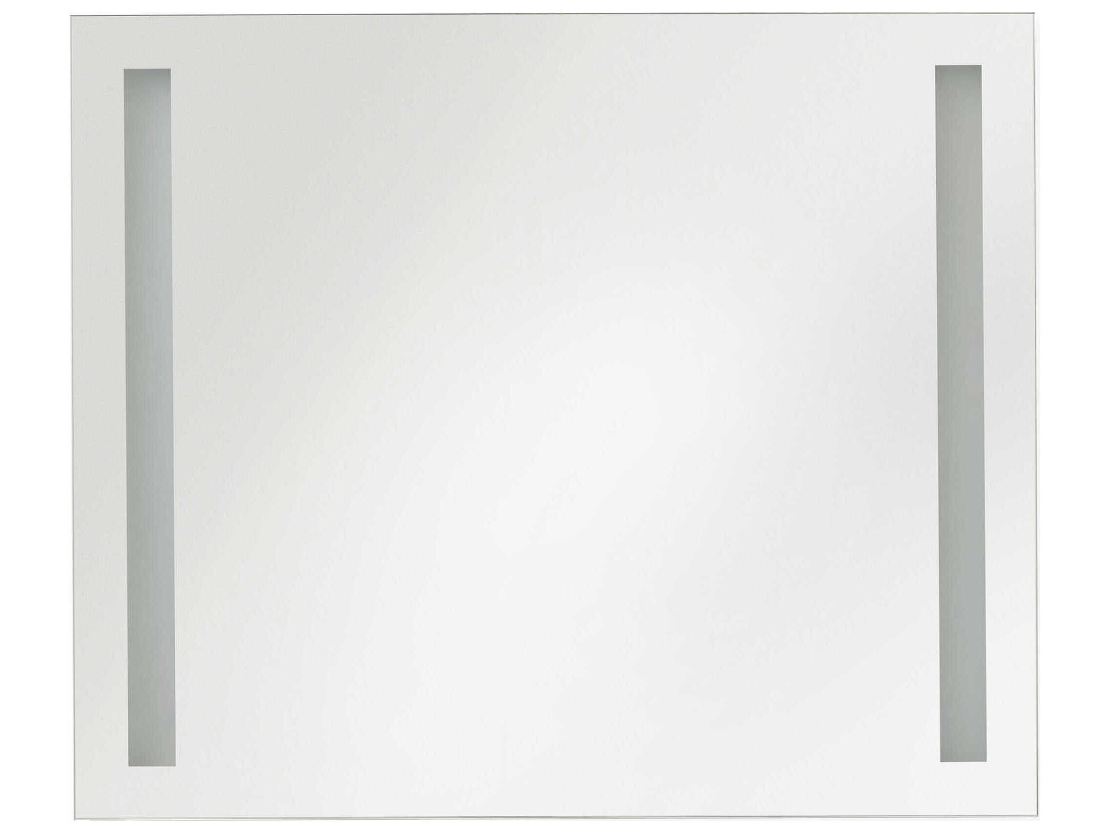 Generation Lighting Lustro Might Bright White Rectangular Wall Mirror