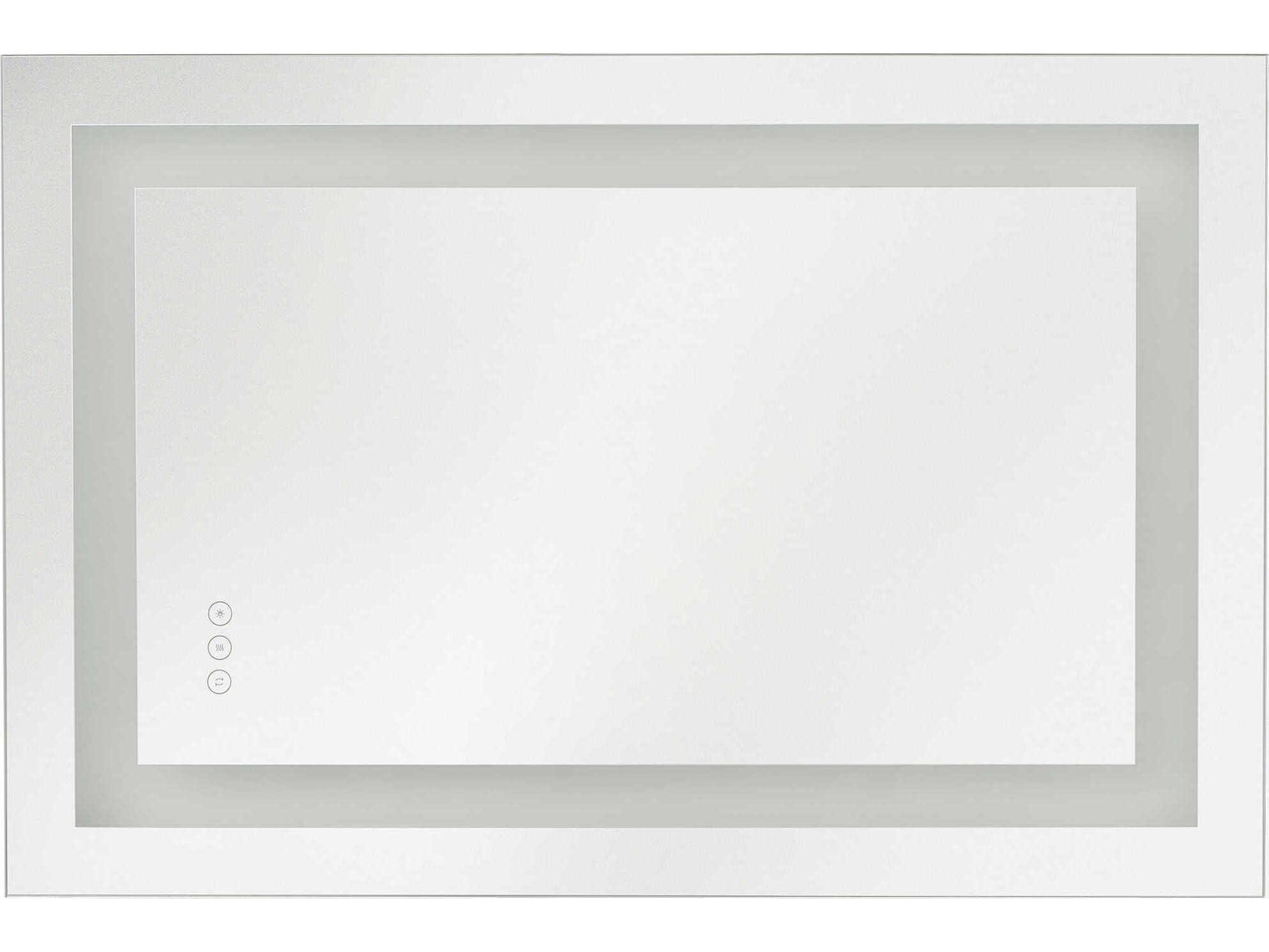 Generation Lighting Mera Might Bright White Rectangular Wall Mirror
