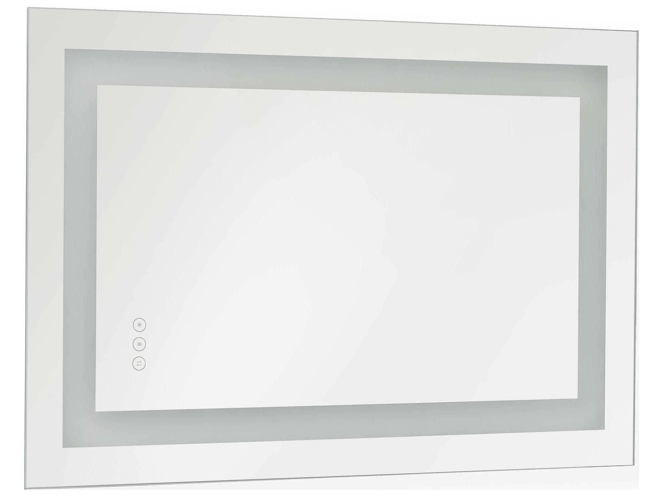 Generation Lighting Mera Might Bright White Rectangular Wall Mirror