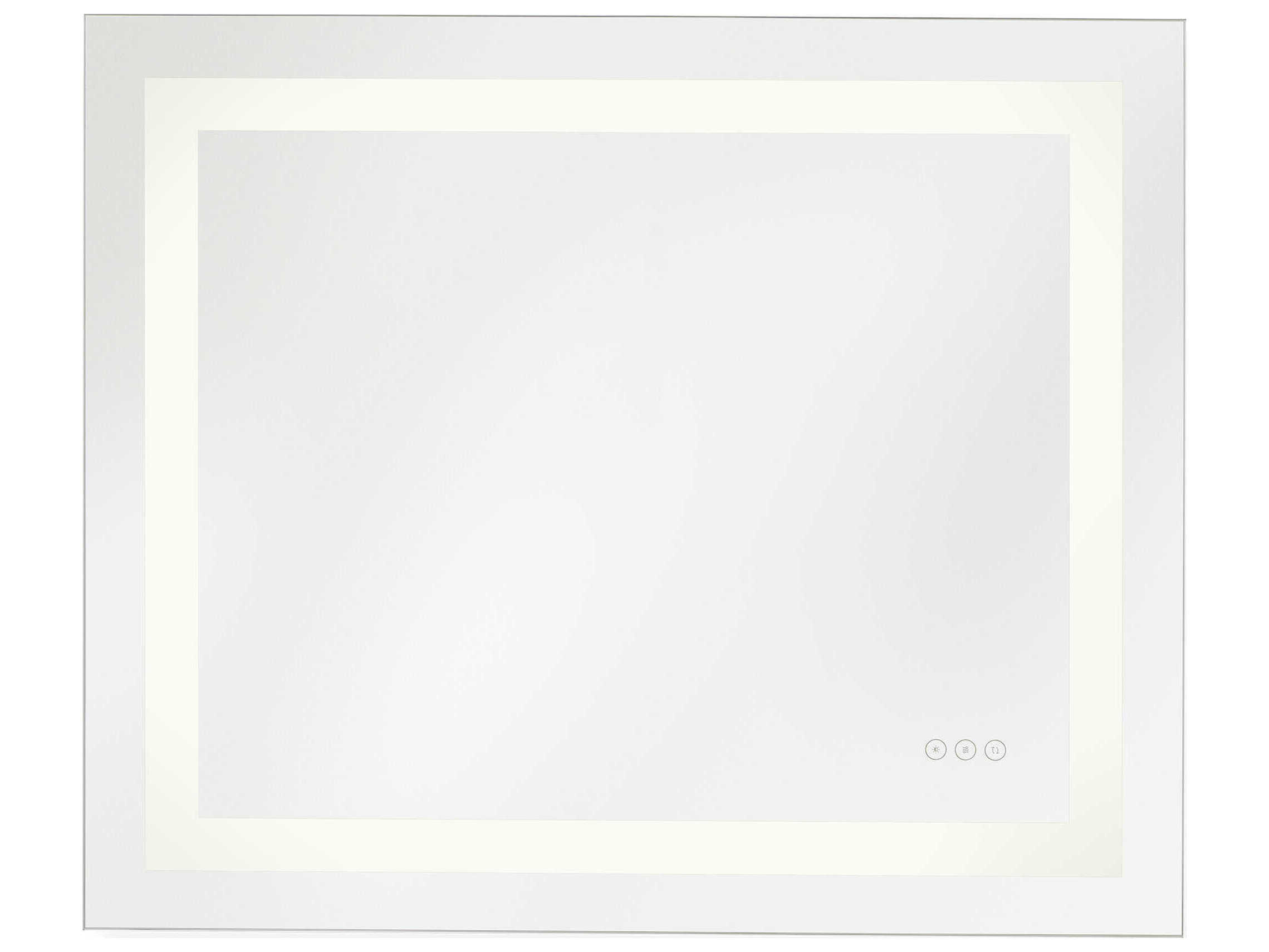 Generation Lighting Mera Might Bright White Rectangular Wall Mirror
