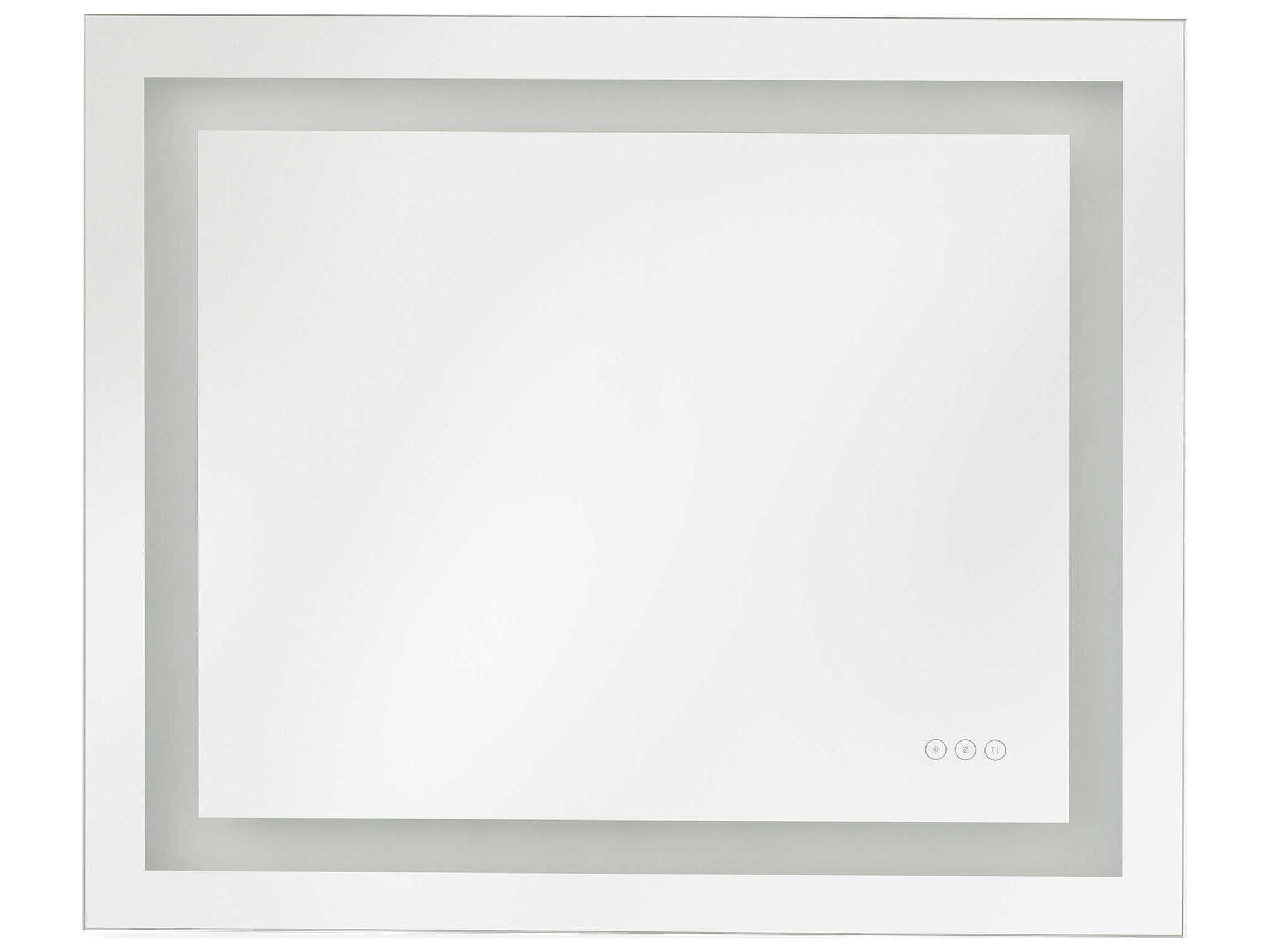Generation Lighting Mera Might Bright White Rectangular Wall Mirror