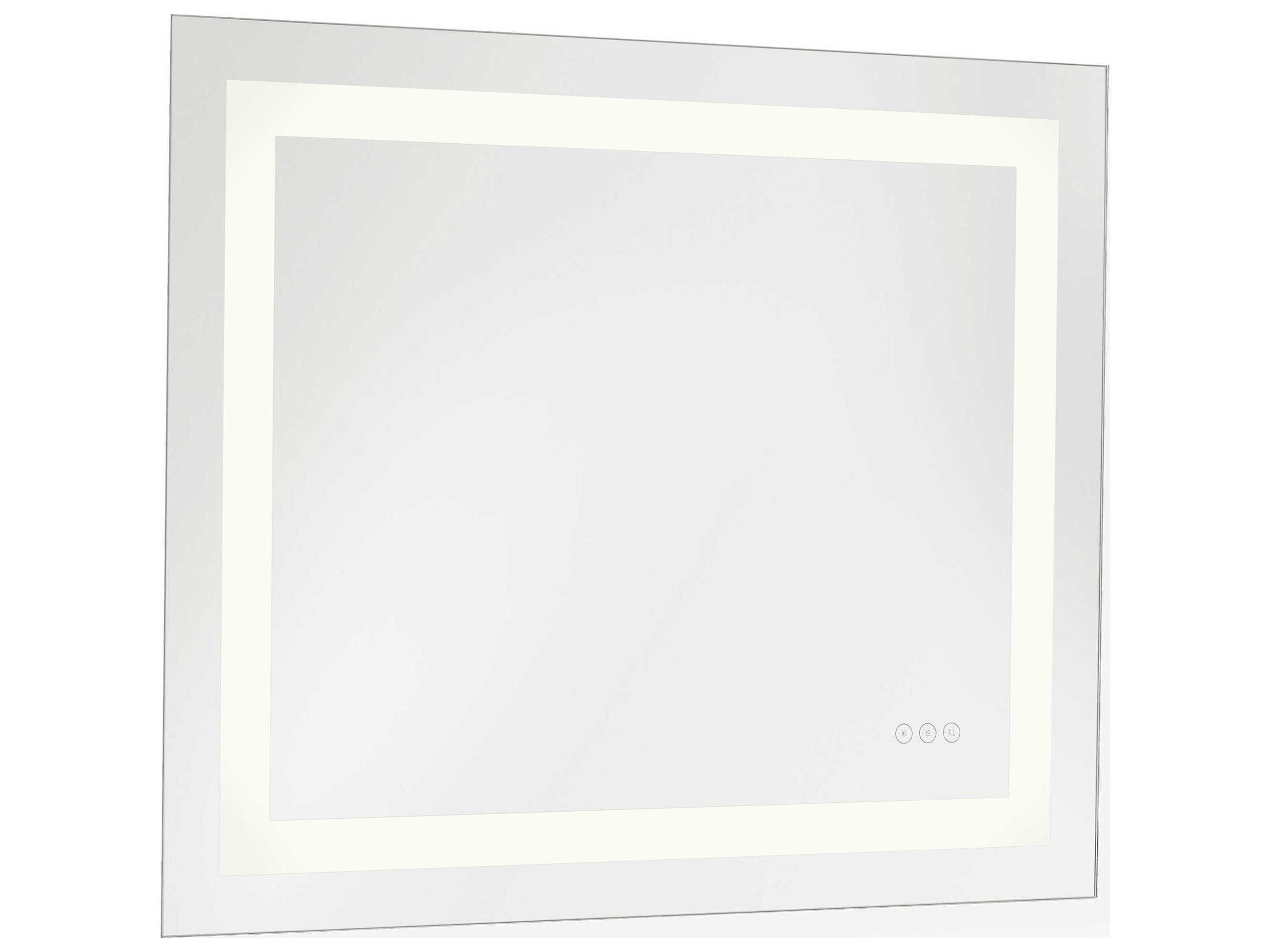 Generation Lighting Mera Might Bright White Rectangular Wall Mirror