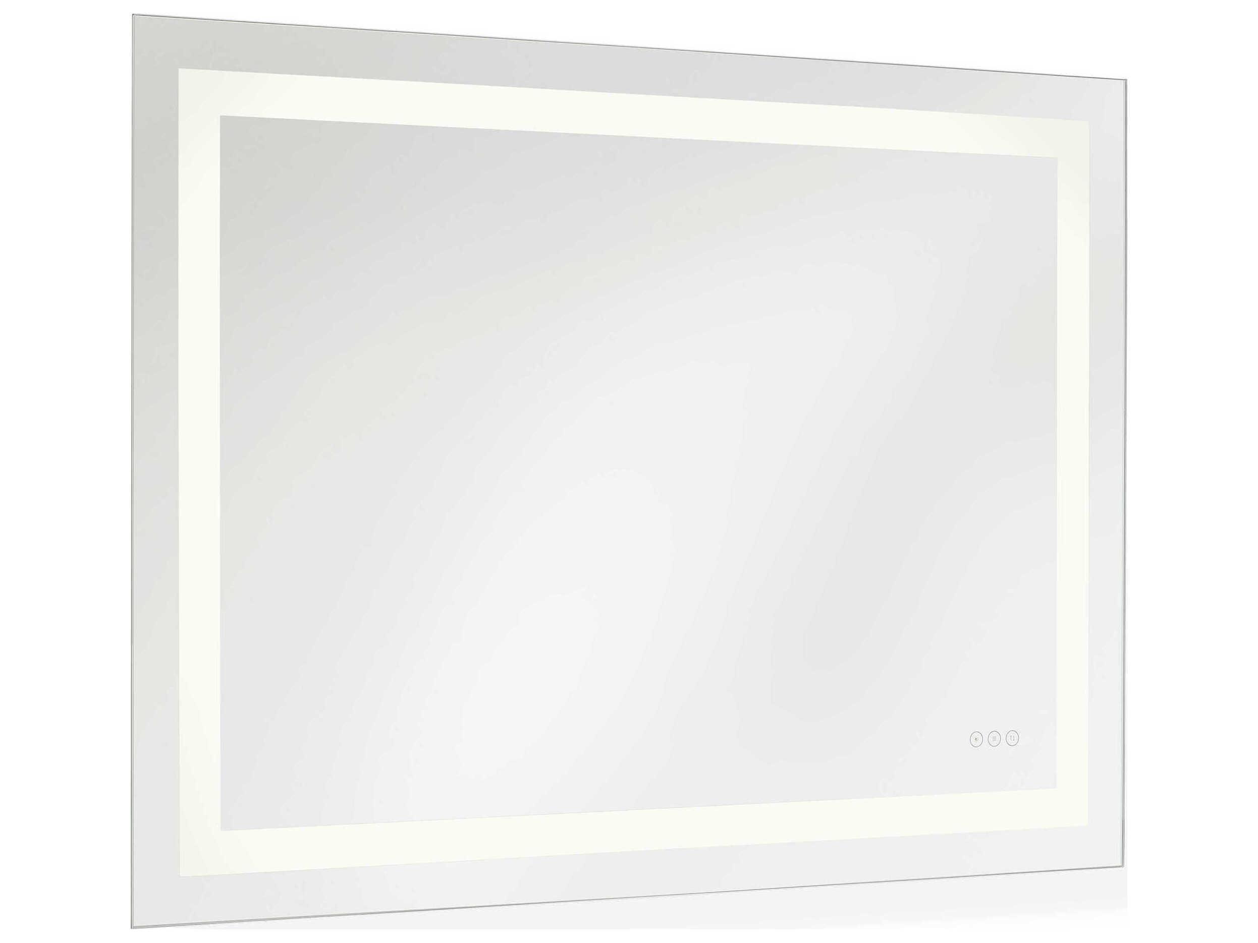 Generation Lighting Mera Might Bright White Rectangular Wall Mirror