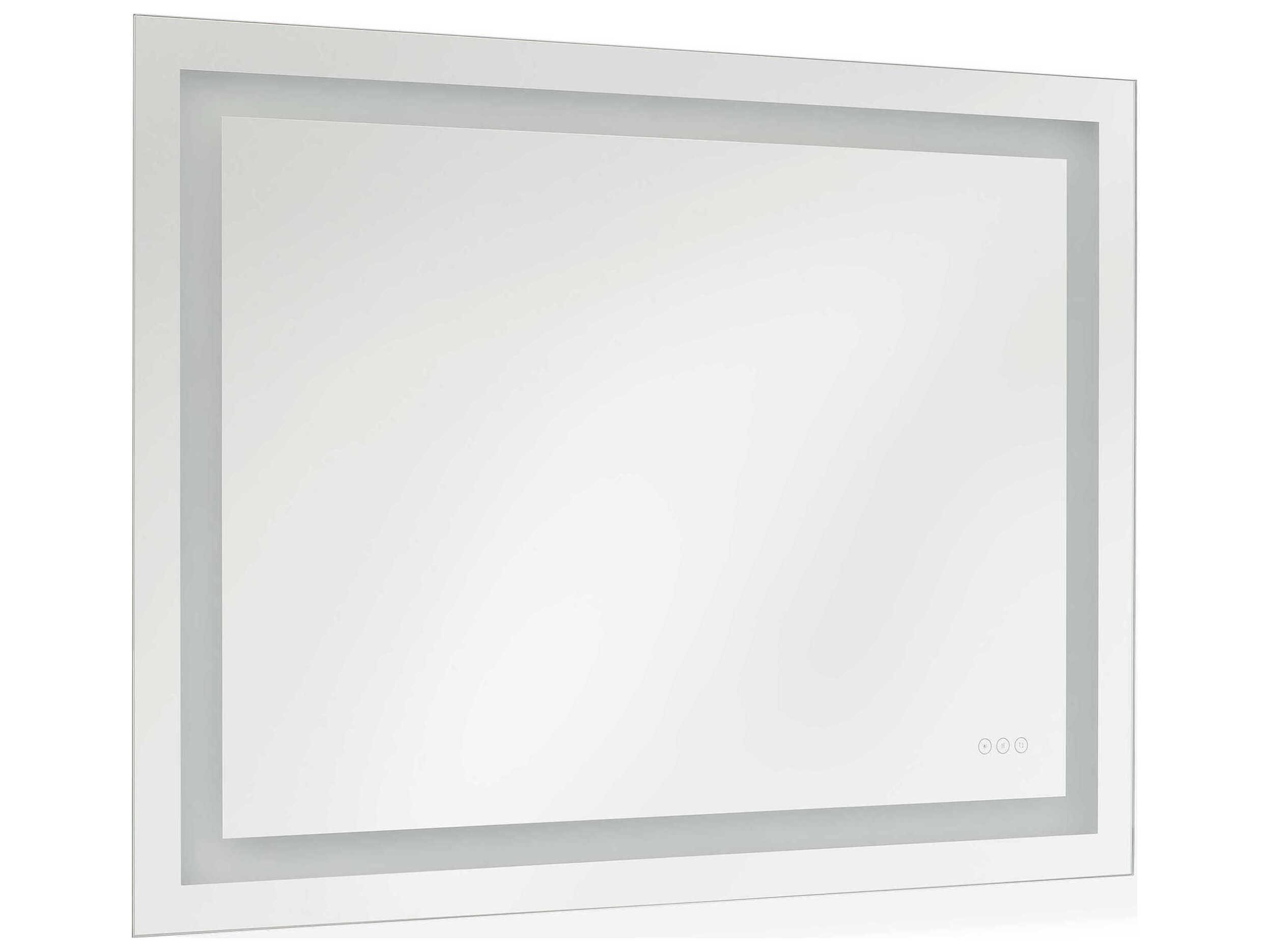 Generation Lighting Mera Might Bright White Rectangular Wall Mirror