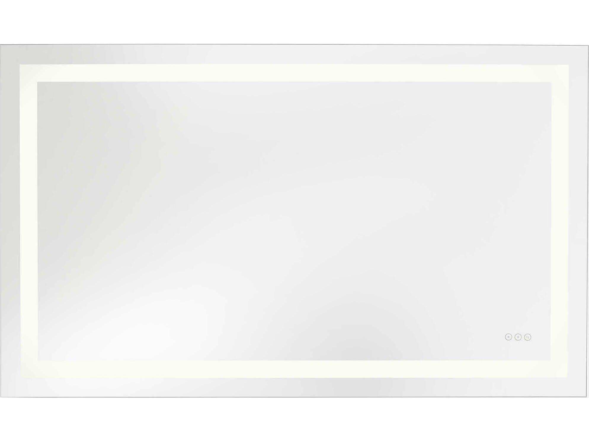 Generation Lighting Mera Might Bright White Rectangular Wall Mirror