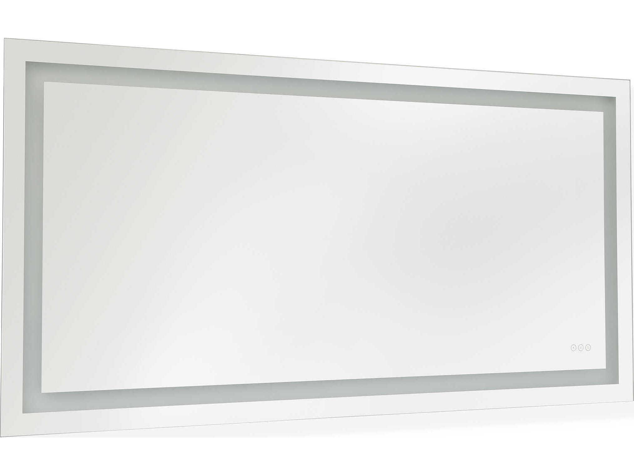 Generation Lighting Mera Might Bright White Rectangular Wall Mirror