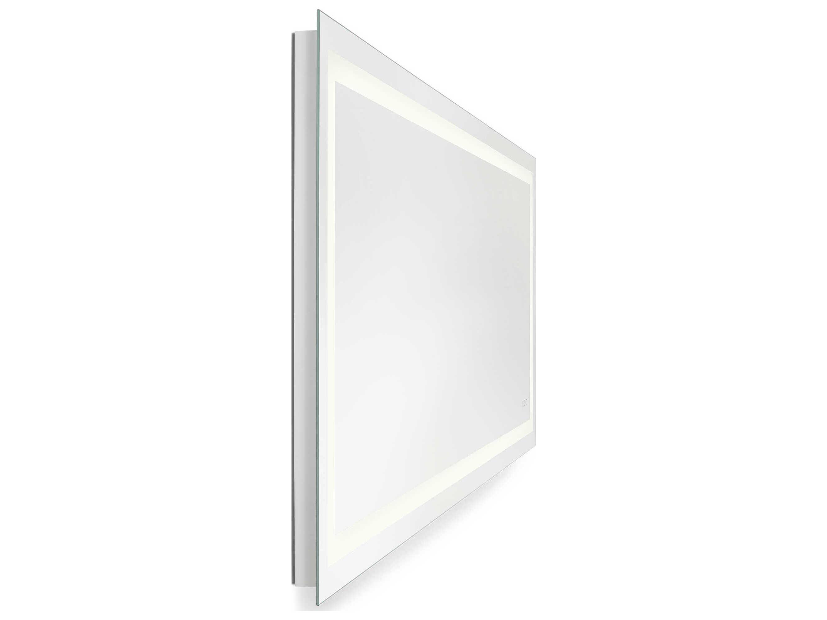 Generation Lighting Mera Might Bright White Rectangular Wall Mirror