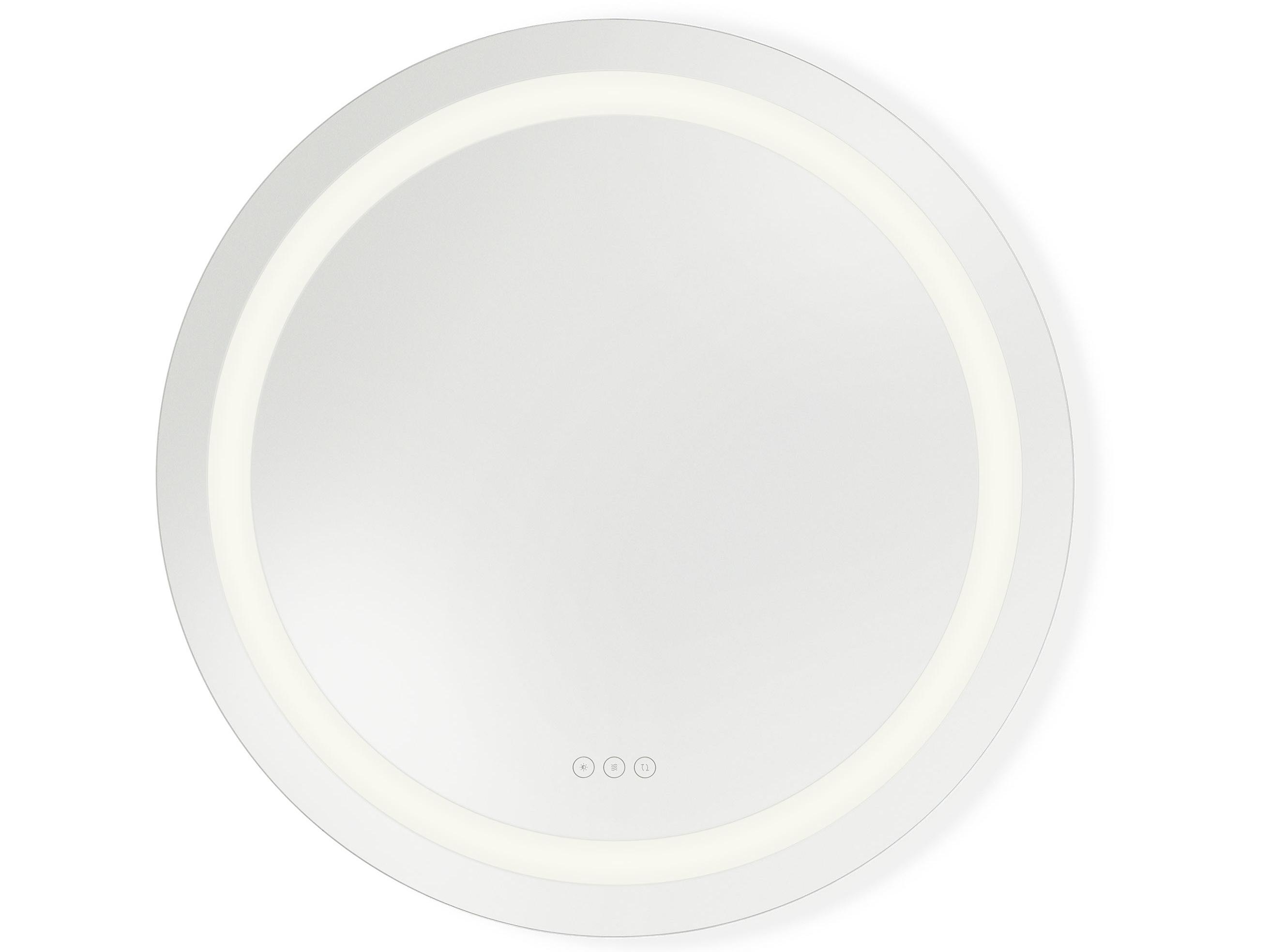 Generation Lighting Mera Might Bright White Round Wall Mirror