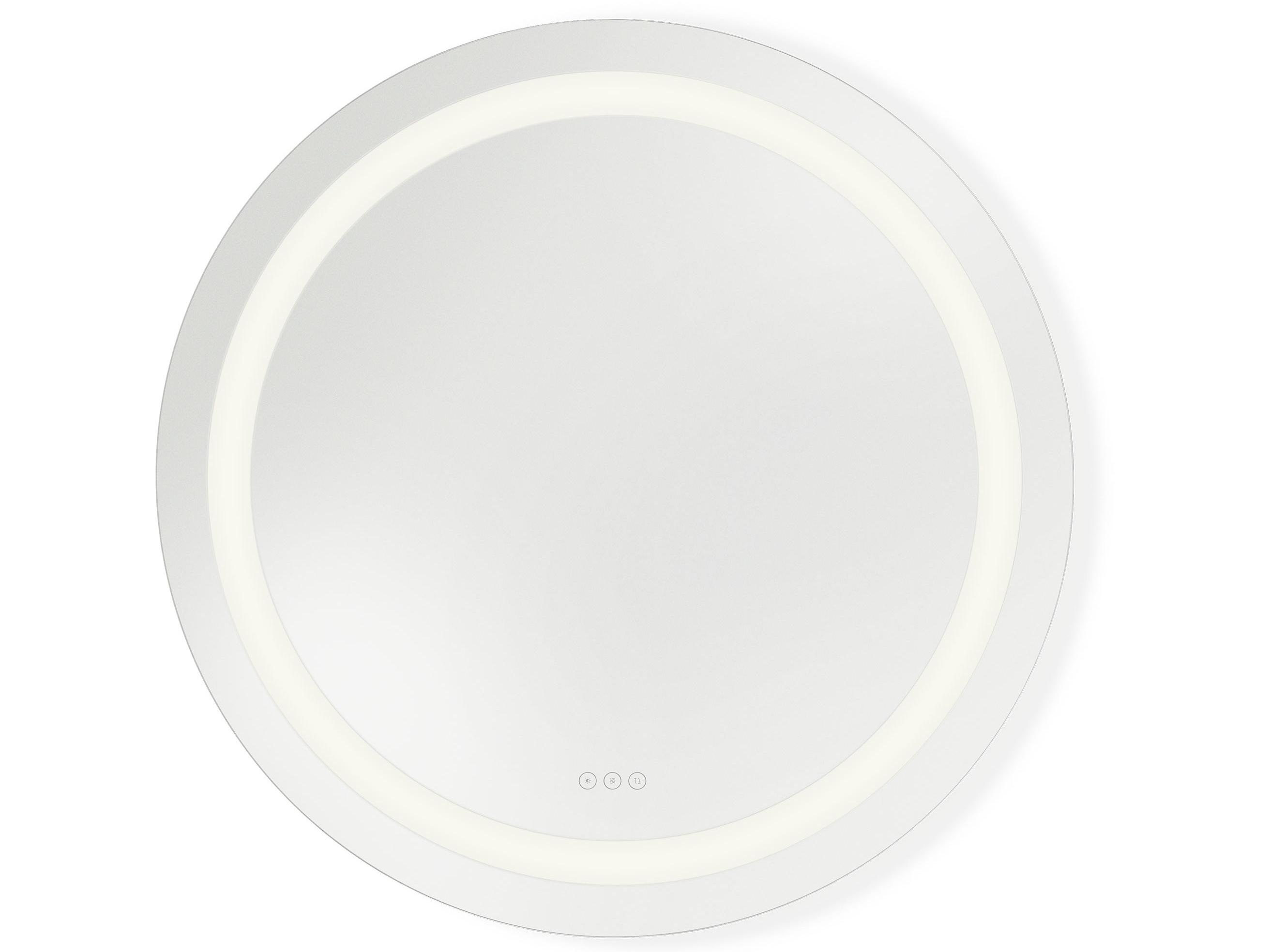 Generation Lighting Mera Might Bright White Round Wall Mirror