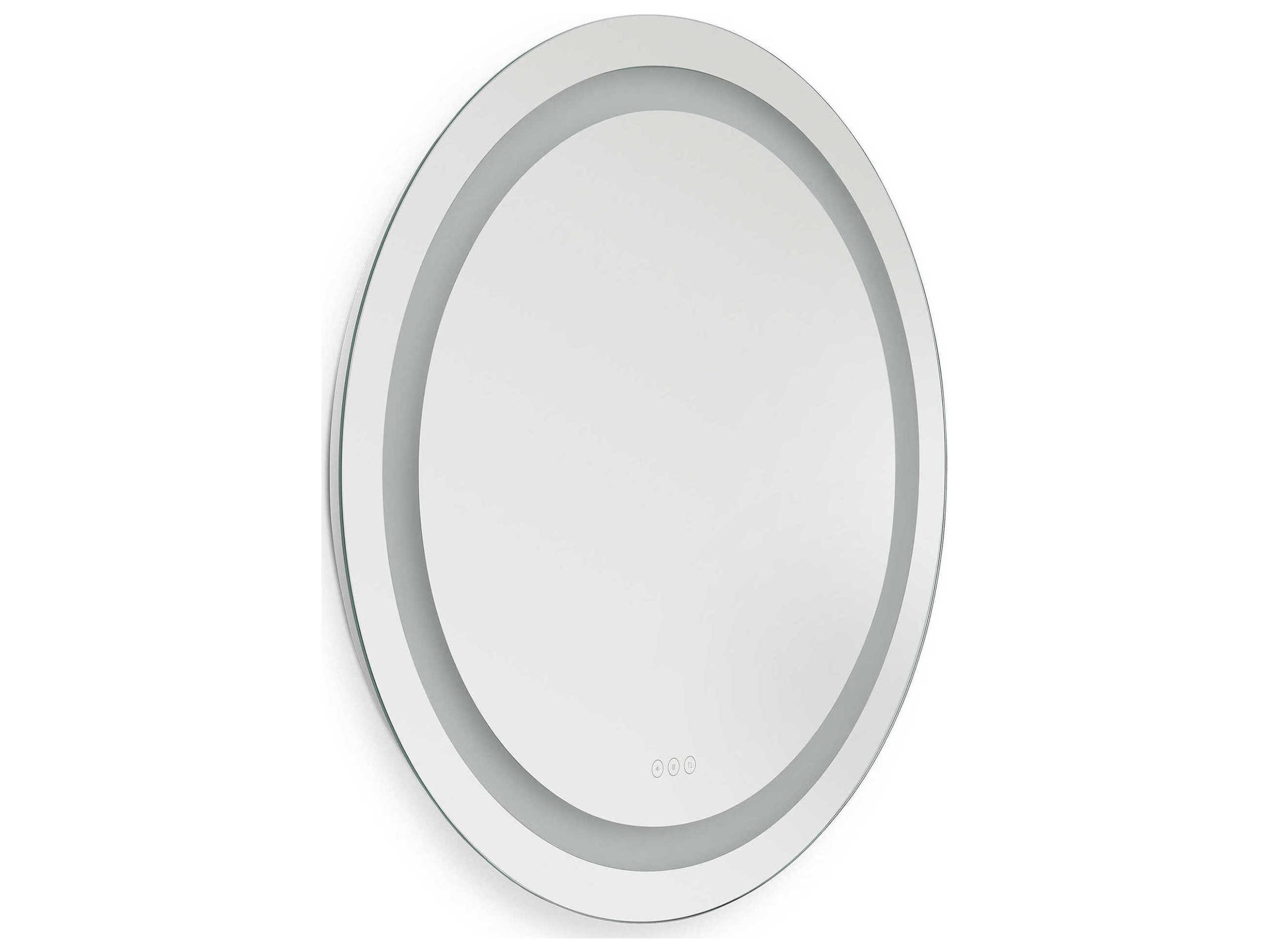 Generation Lighting Mera Might Bright White Round Wall Mirror