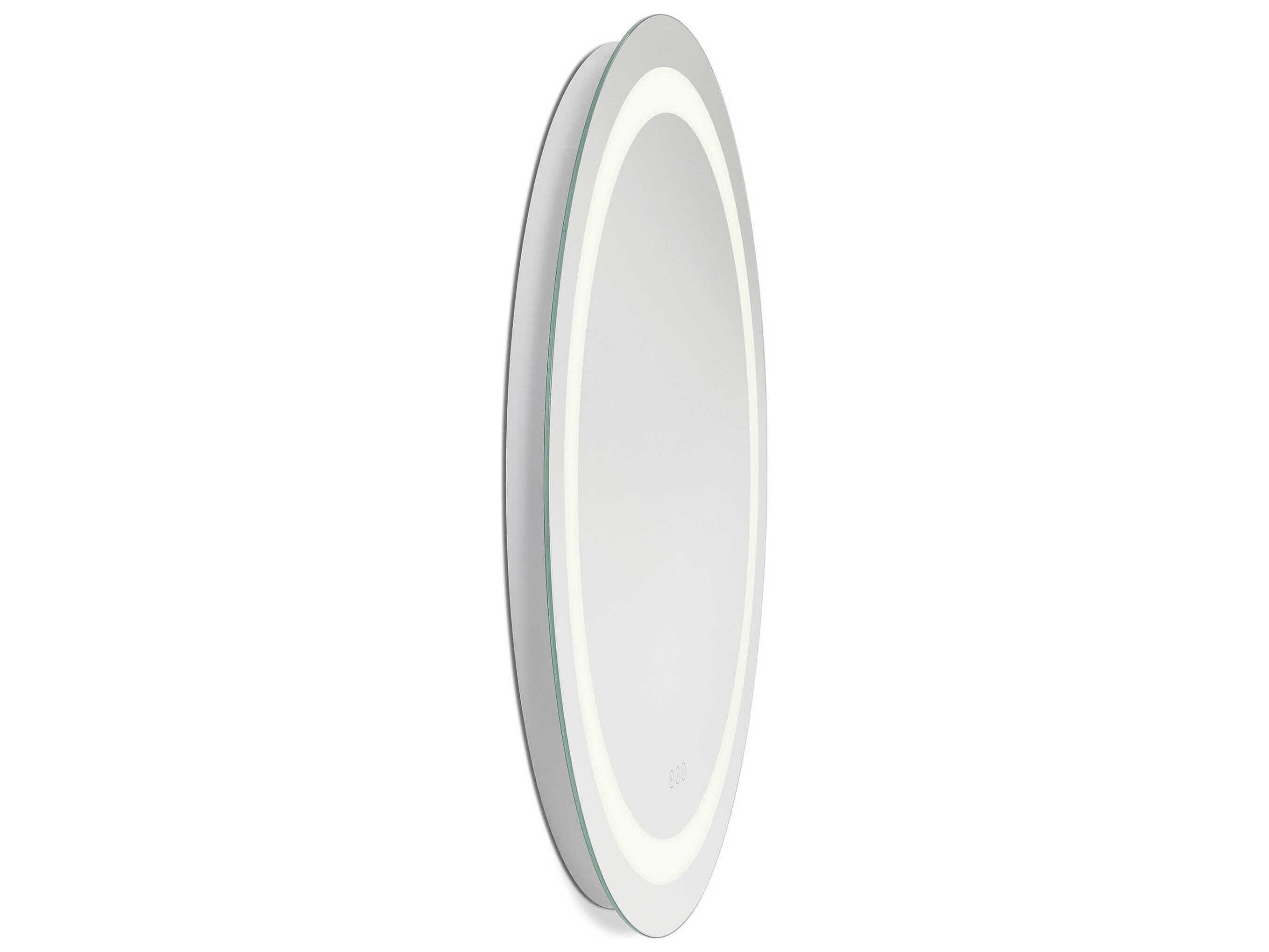 Generation Lighting Mera Might Bright White Round Wall Mirror