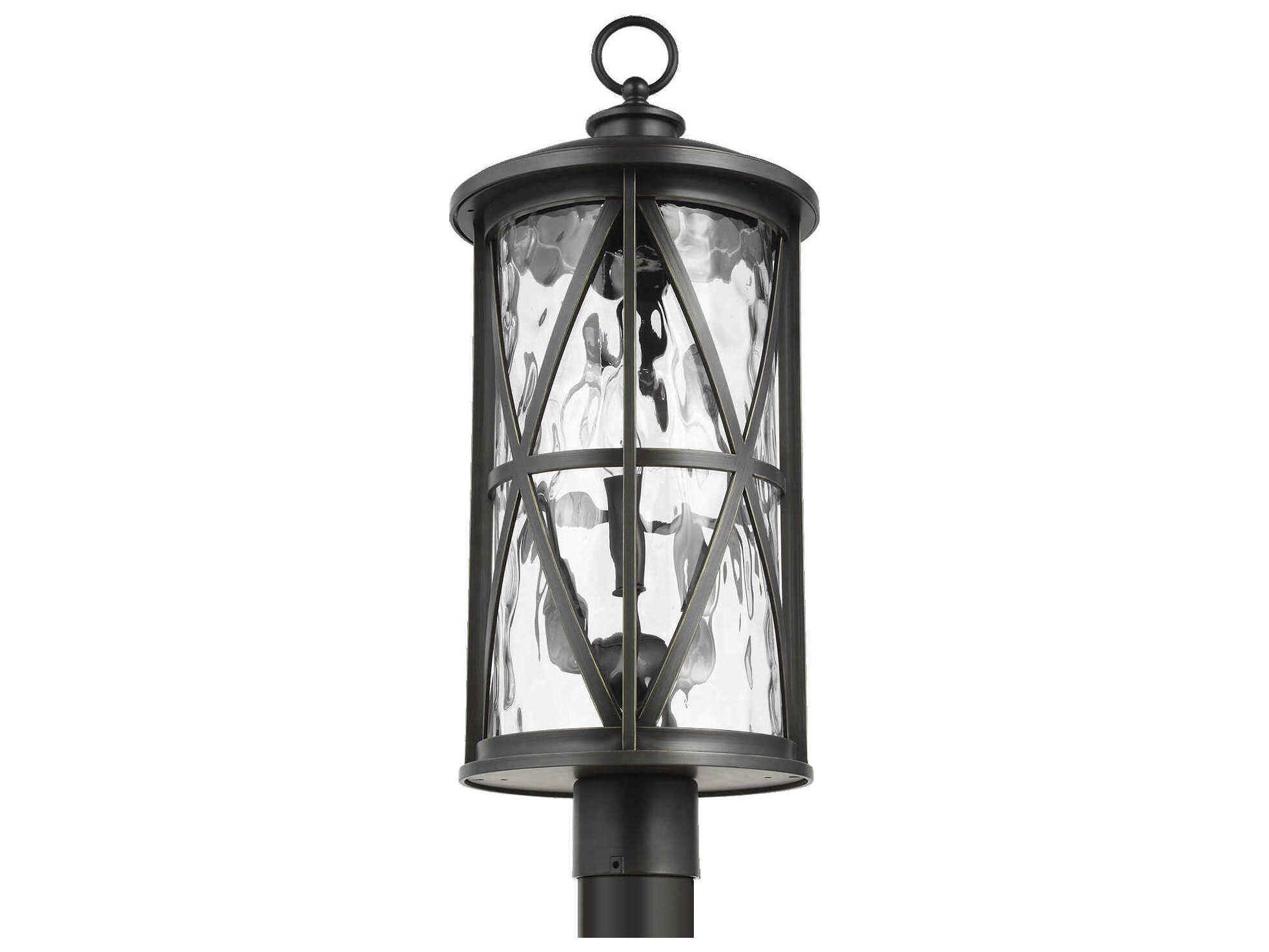 Generation Lighting Millbrooke 3 - Light Outdoor Post Light