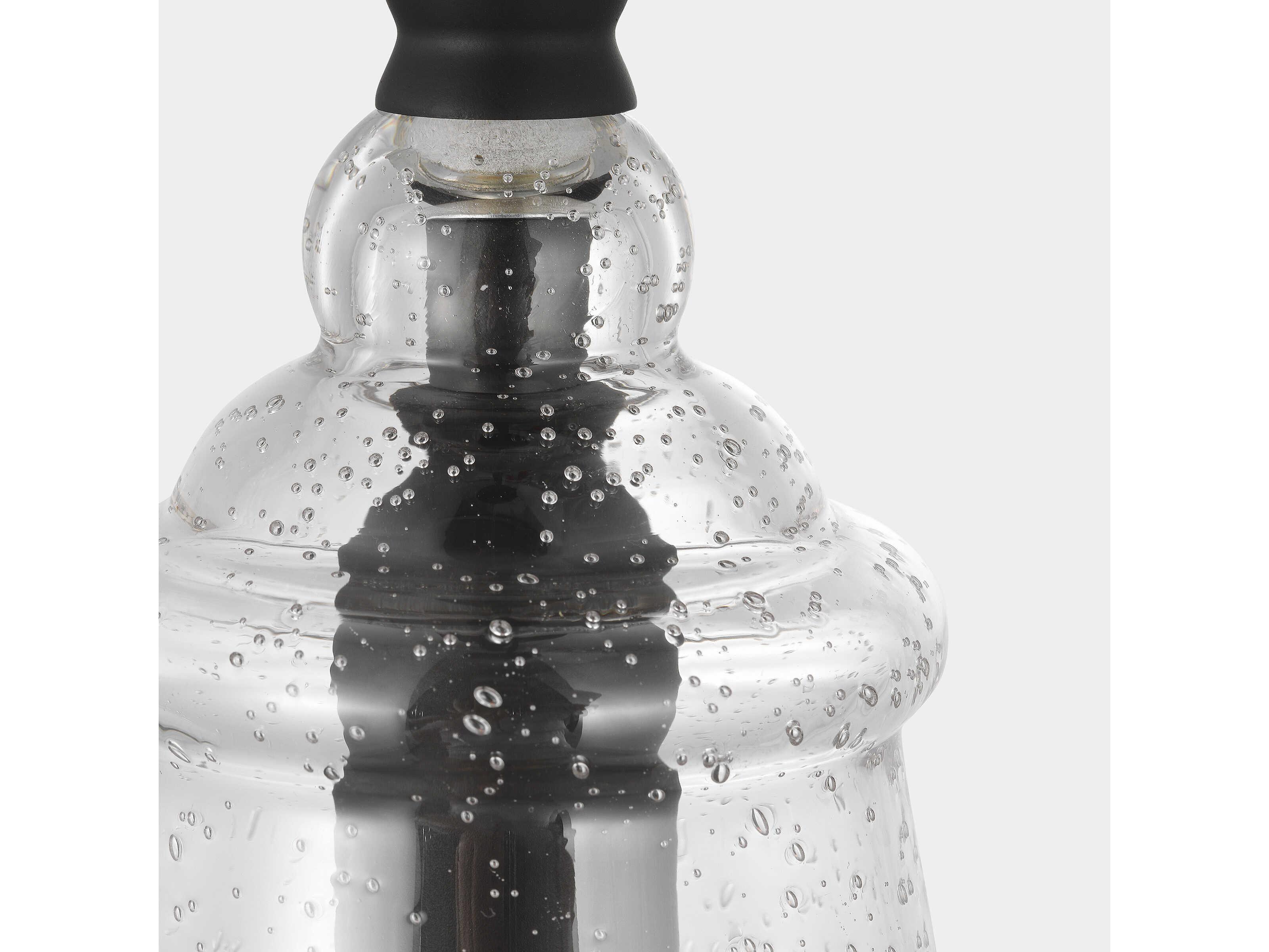 Generation Lighting Loras 1-Light Midnight Black Bell Mini Pendant