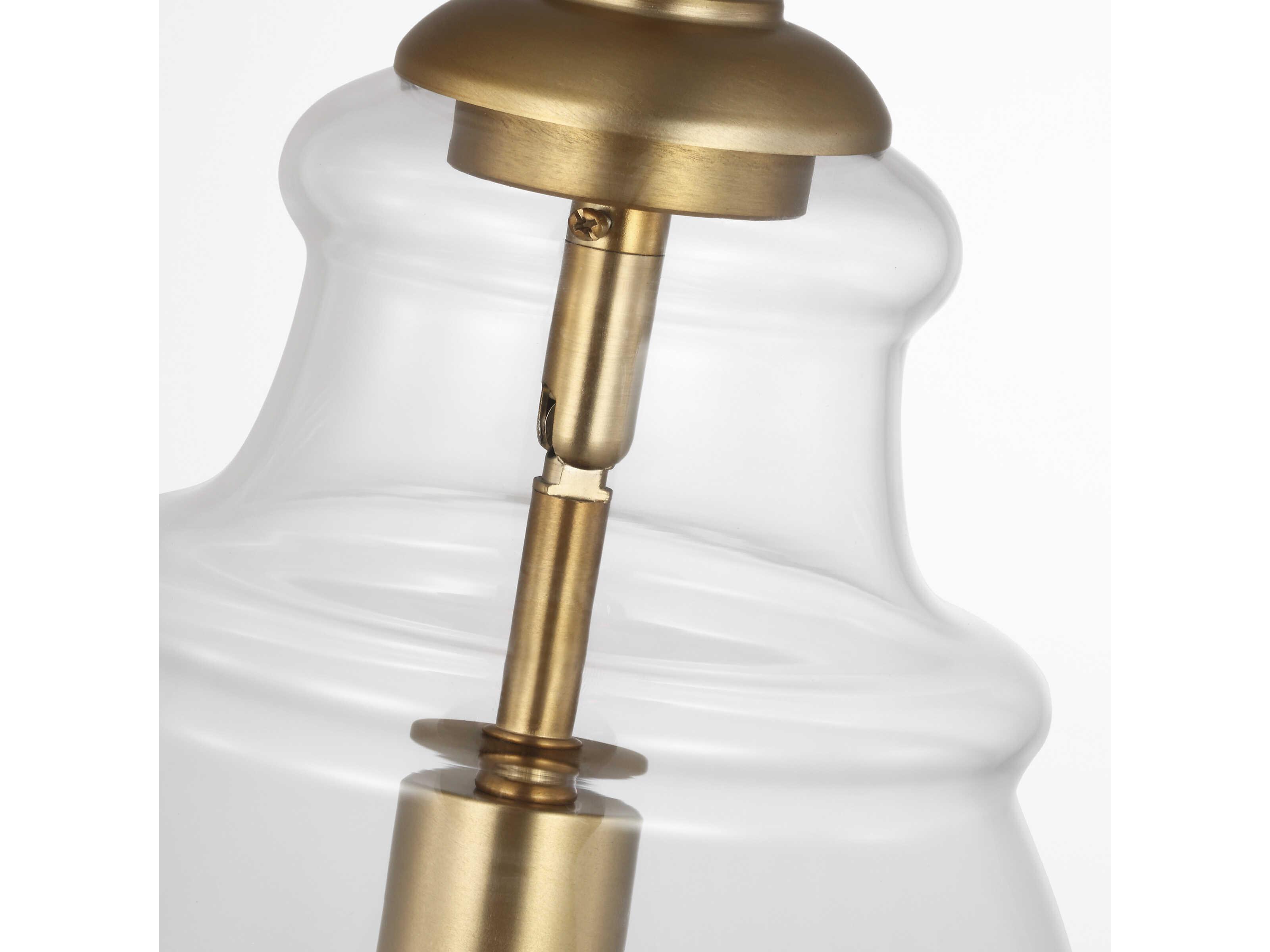 Generation Lighting Marino 1-Light Satin Brass Mini Pendant