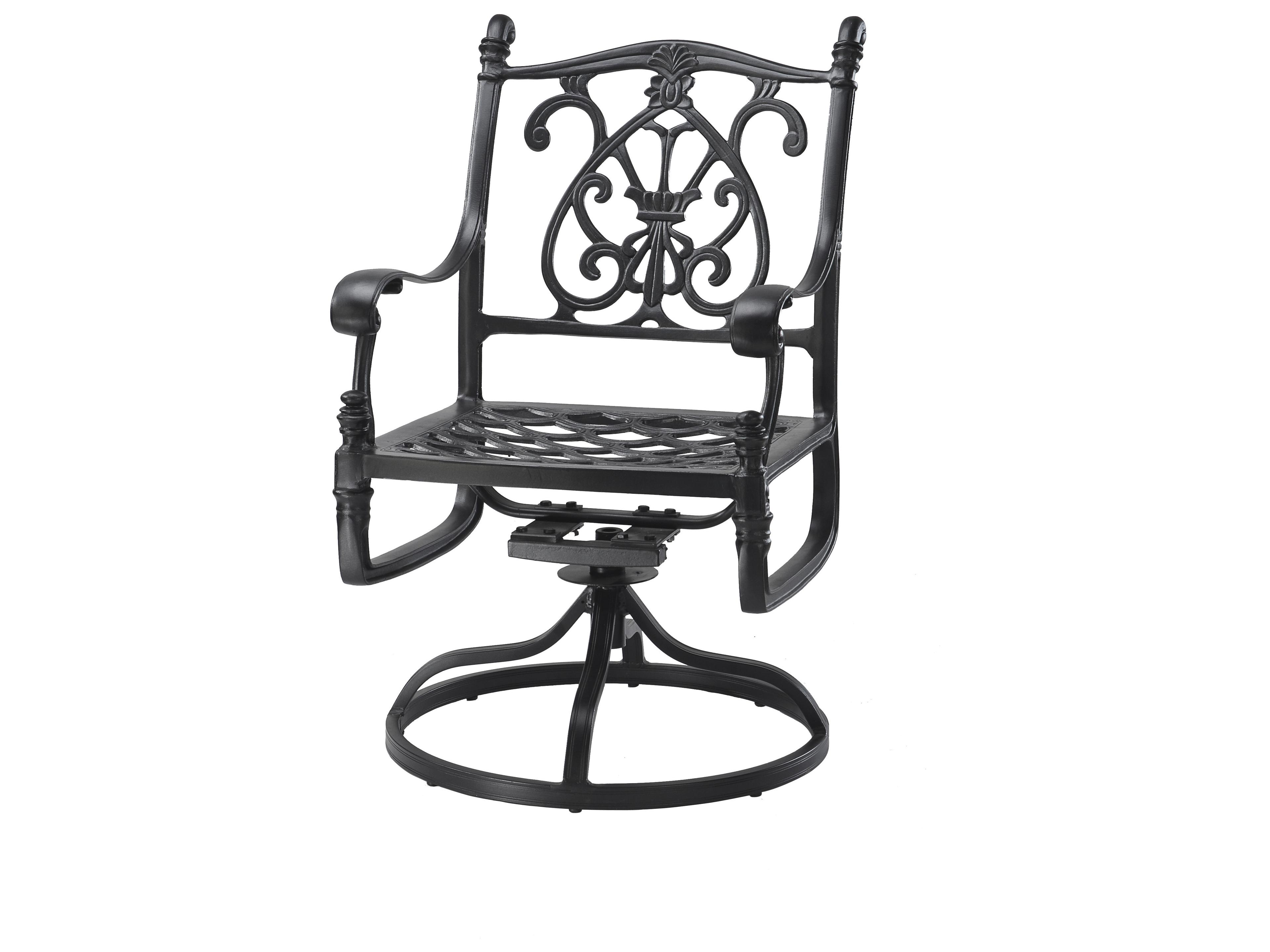 Gensun Florence Cast Aluminum Swivel Rocker