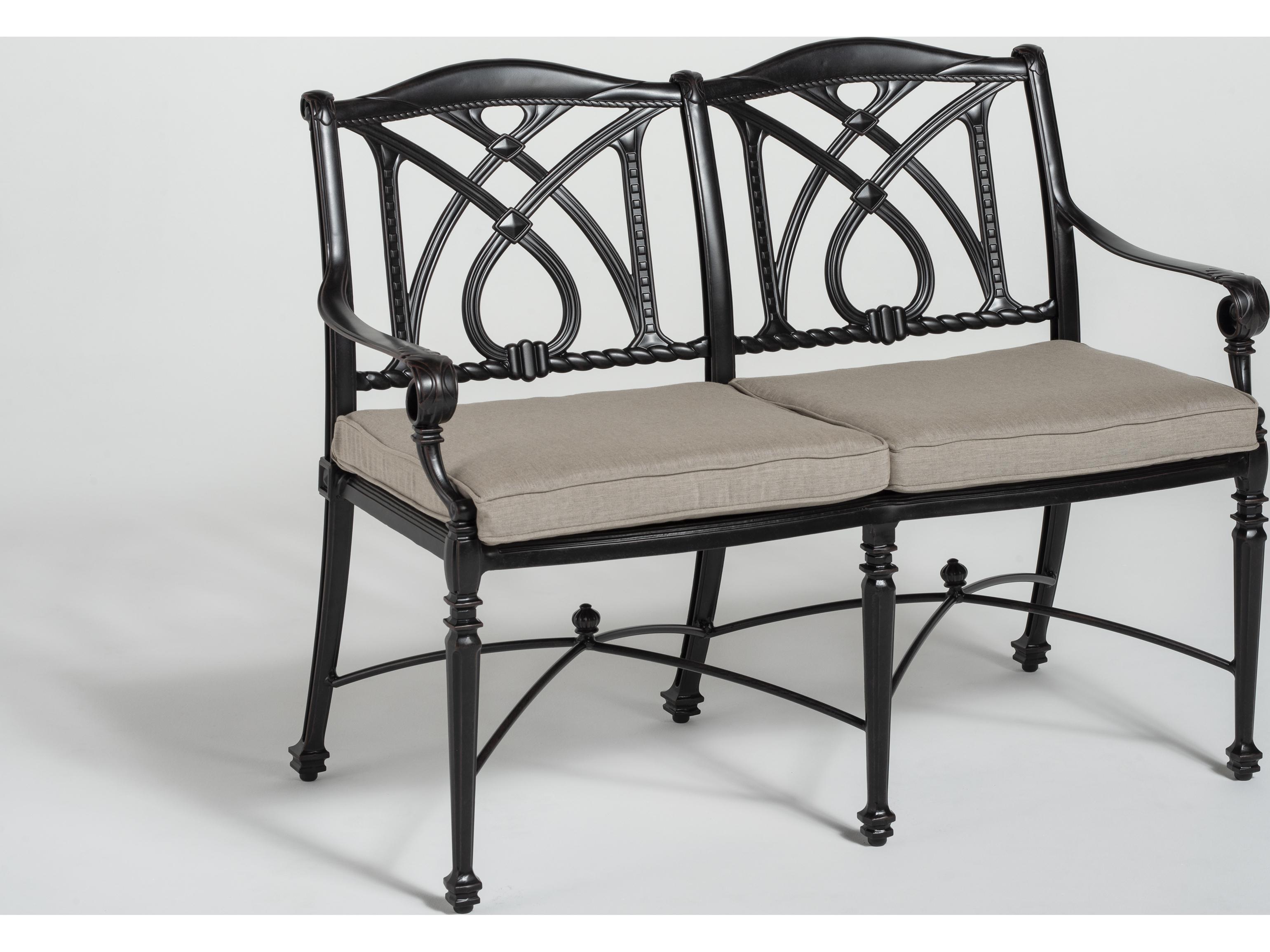 Gensun Grand Terrace Cast Aluminum Outdoor Bench