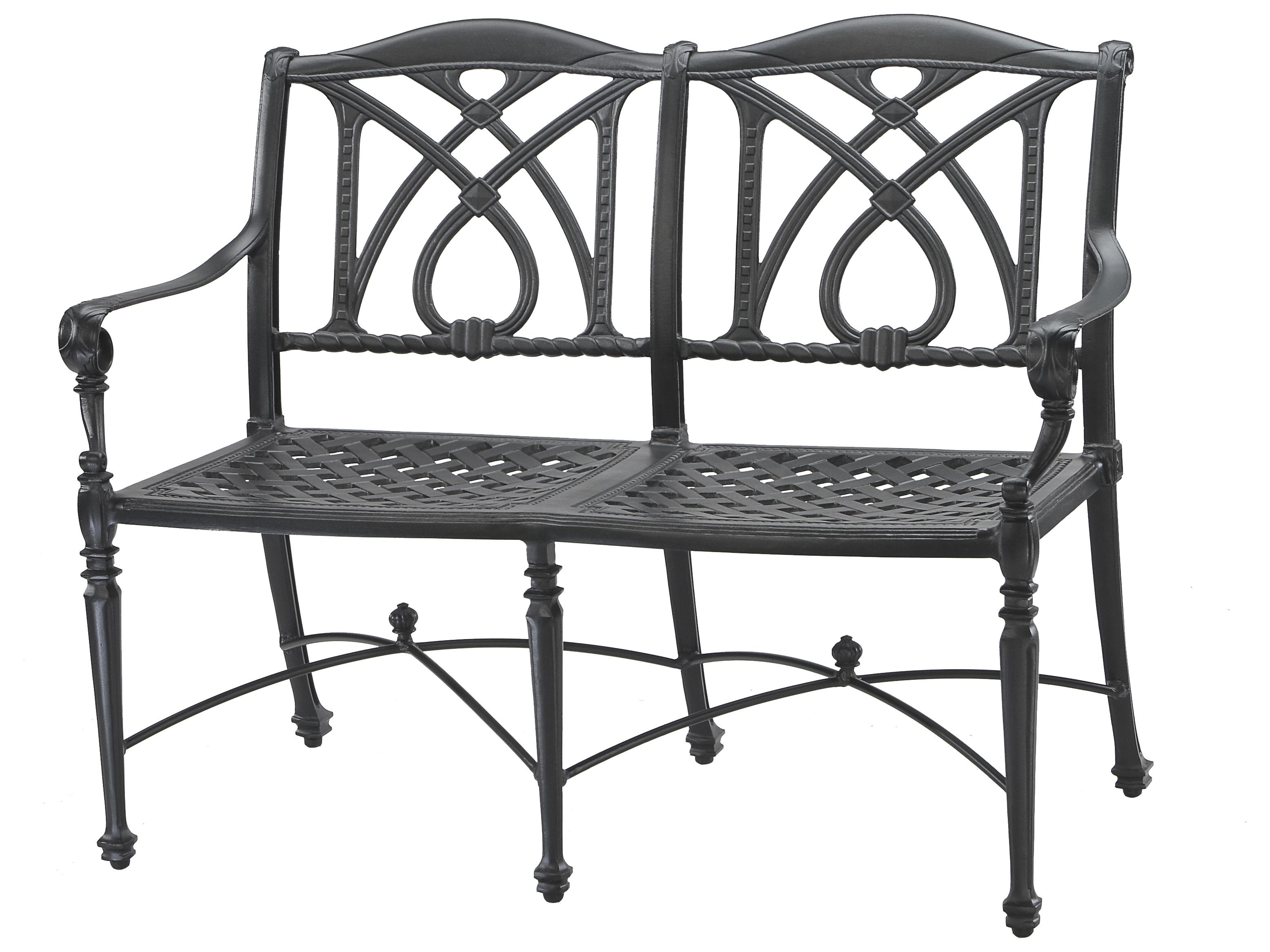 Gensun Grand Terrace Cast Aluminum Outdoor Bench