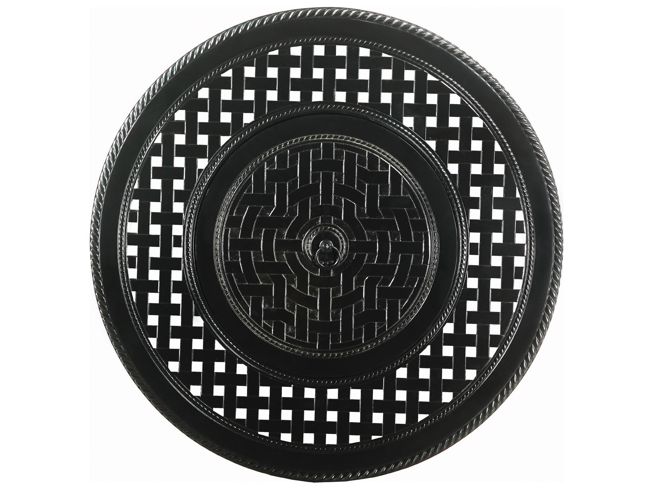 Gensun Grand Terrace Cast Aluminum Round Gas Fire Pit Top