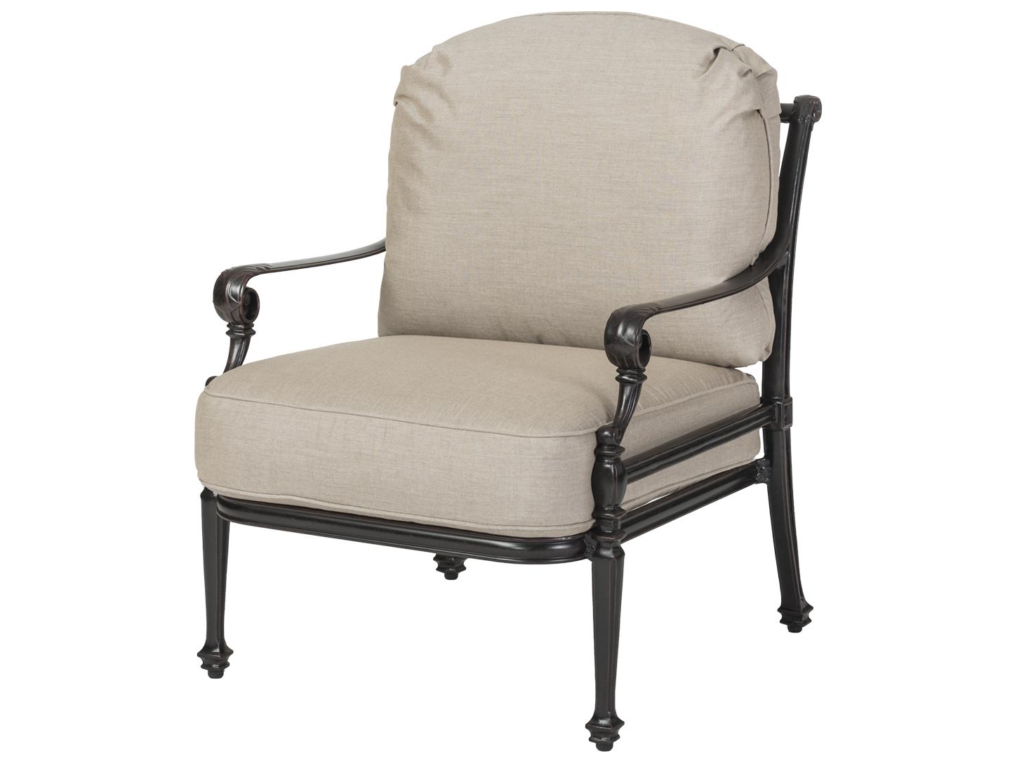 Gensun Grand Terrace Cast Aluminum Patio Lounge Chair