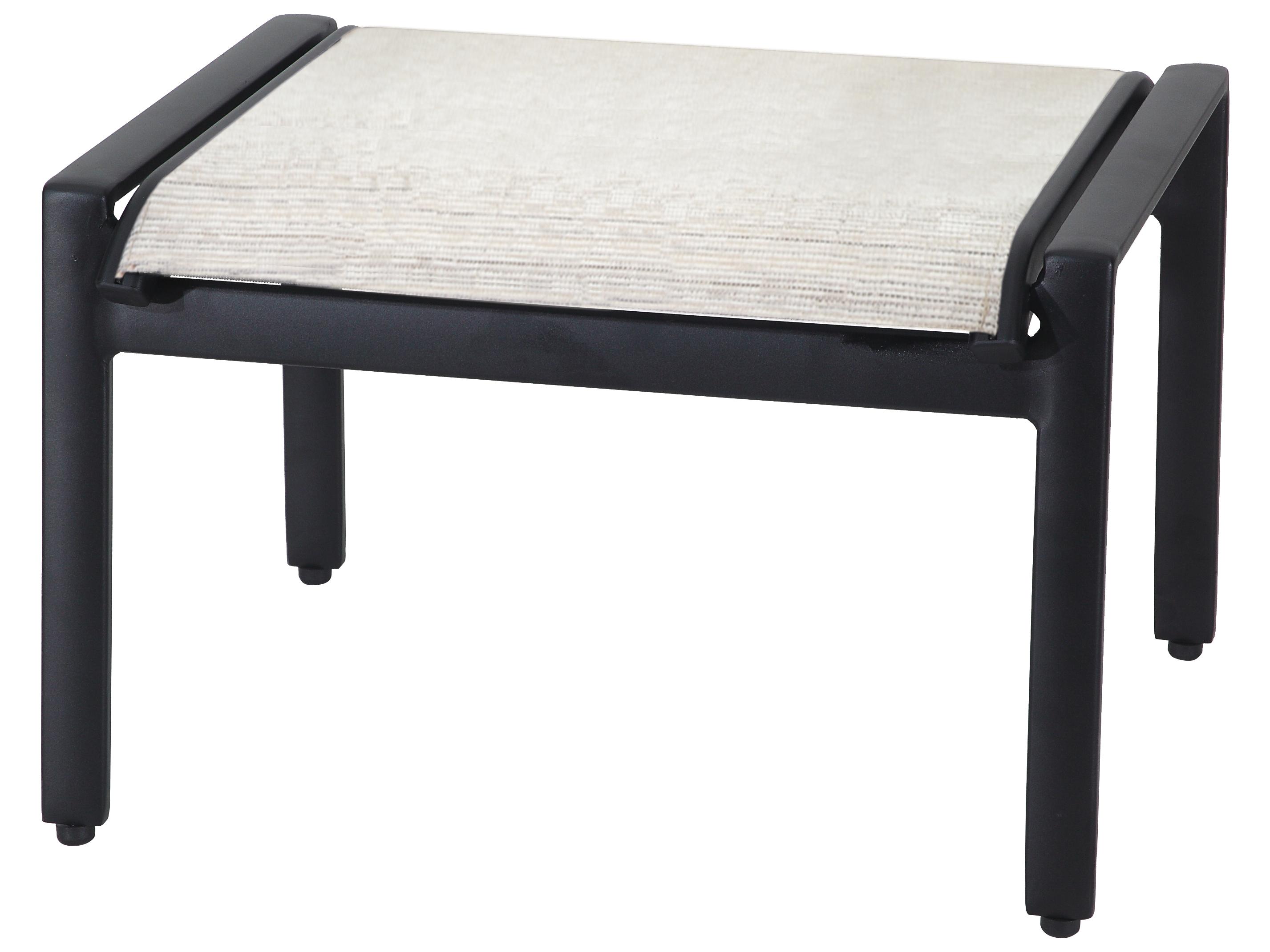 Gensun Echelon Sling Aluminum Outdoor Ottoman