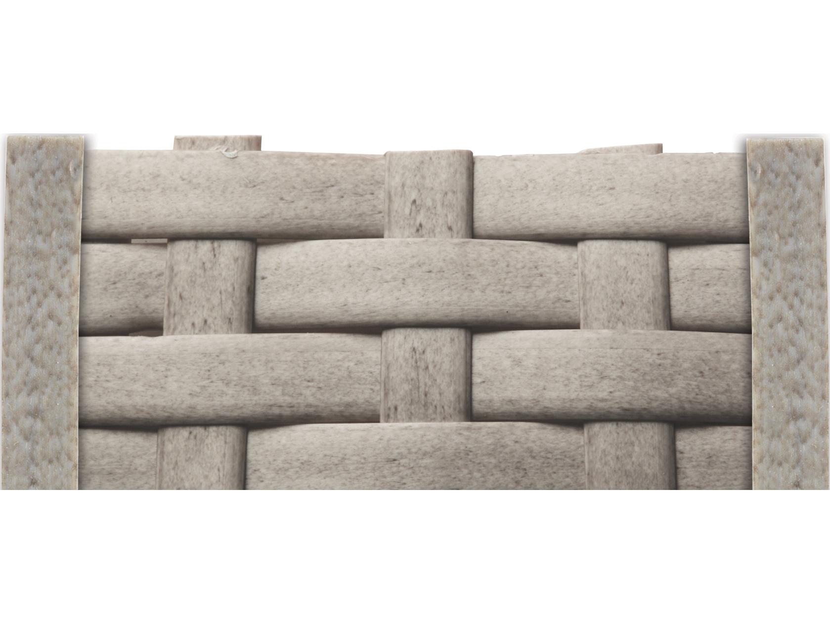 Gensun Amari Woven Aluminum Carbon Swivel Rocker Outdoor Dining Arm Chair