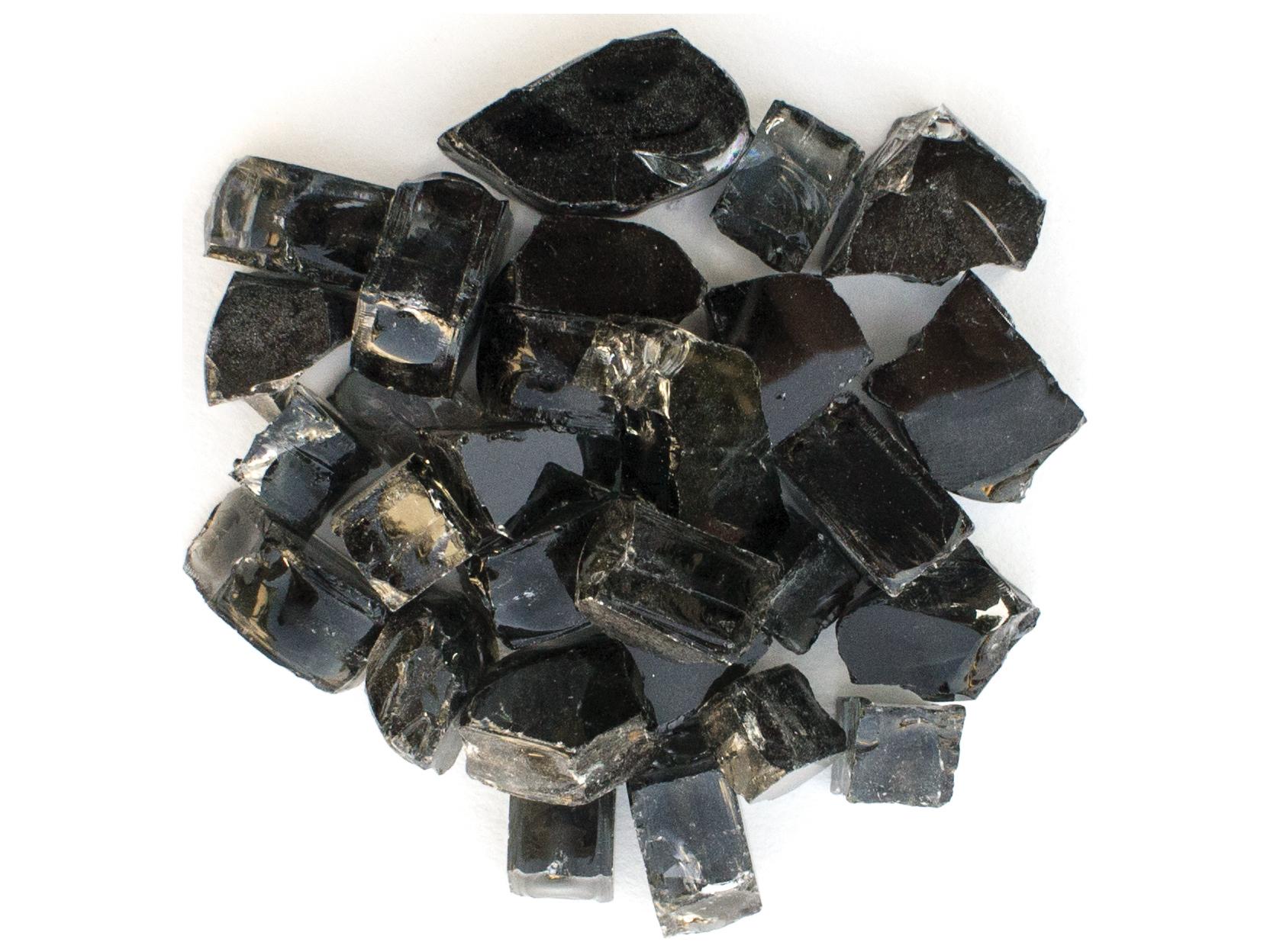 Gensun Gas Fire Pit Accessories Tempered Fire Glass - Black