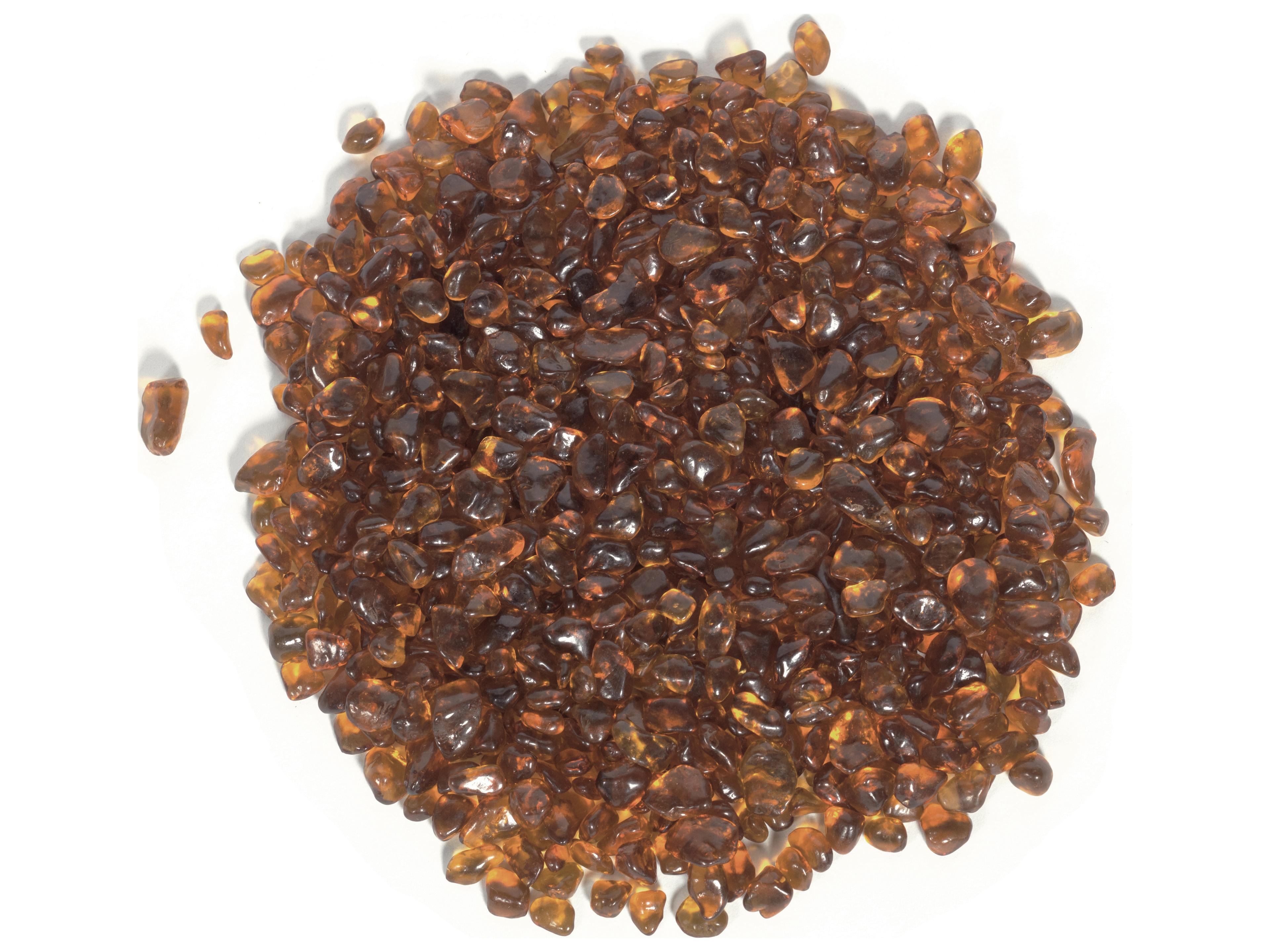 Gensun Gas Fire Pit Accessories Tempered Fire Glass - Bronze