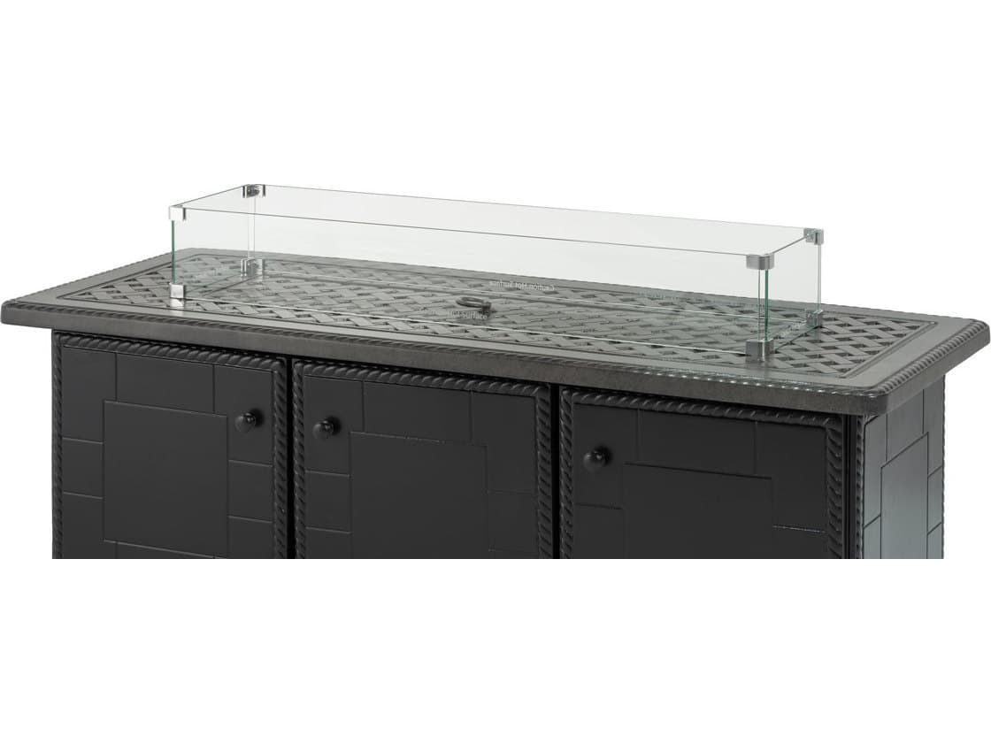 Gensun 53''W x 11''D Rectangular Wind Screen