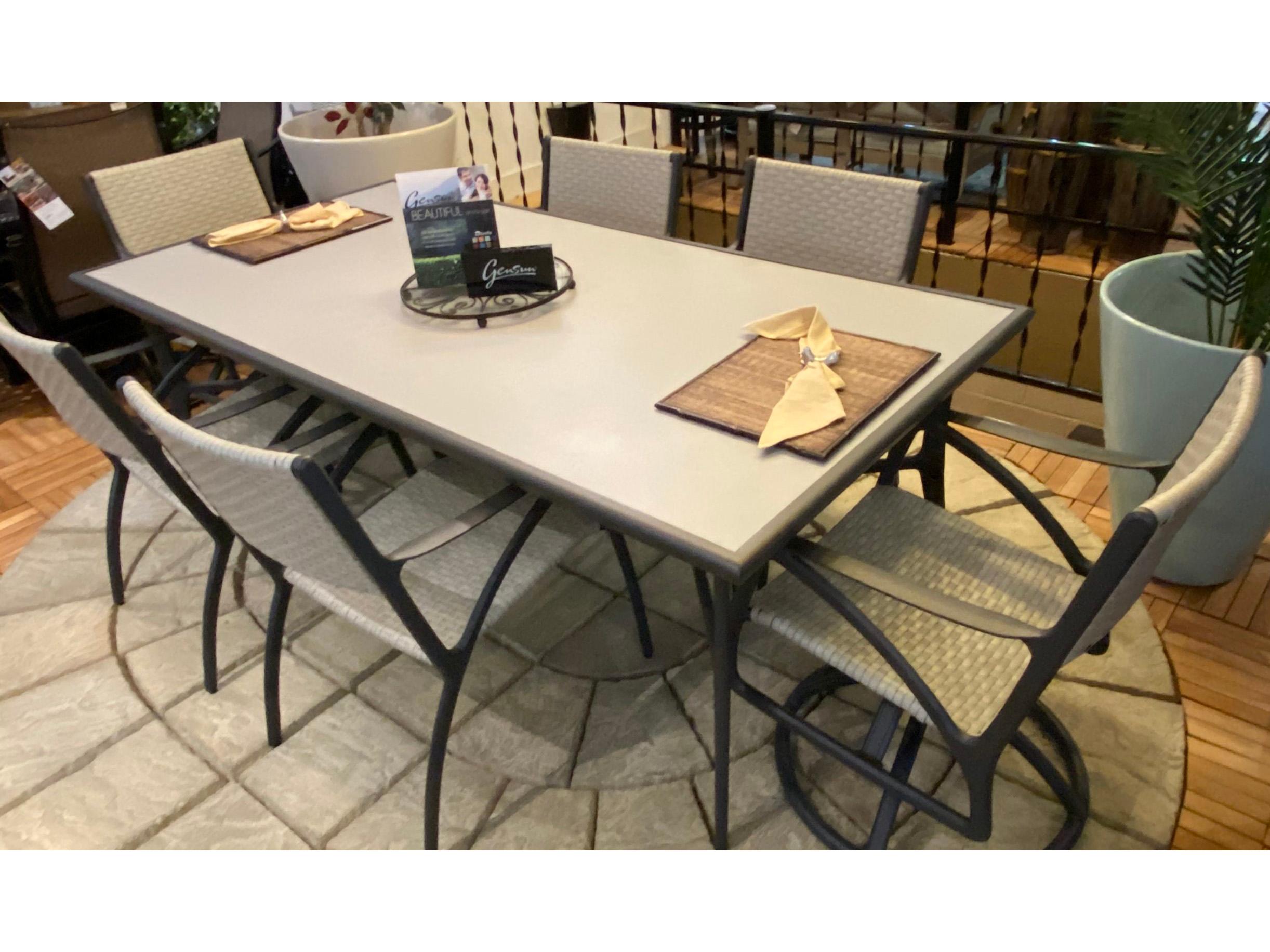 Gensun Amari Woven Aluminum Dinning Set