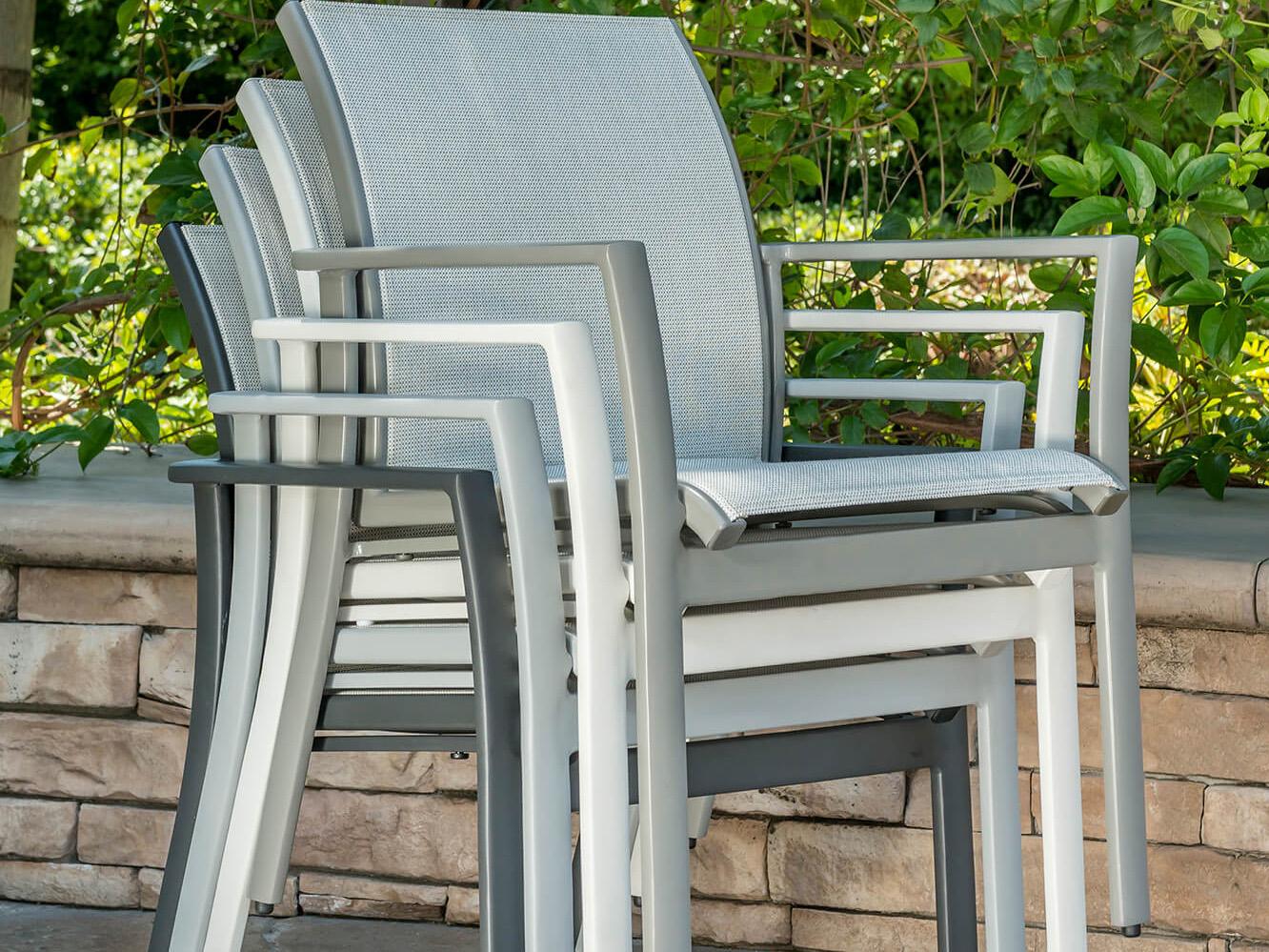 Gensun Echelon Sling Aluminum Outdoor Lounge Set