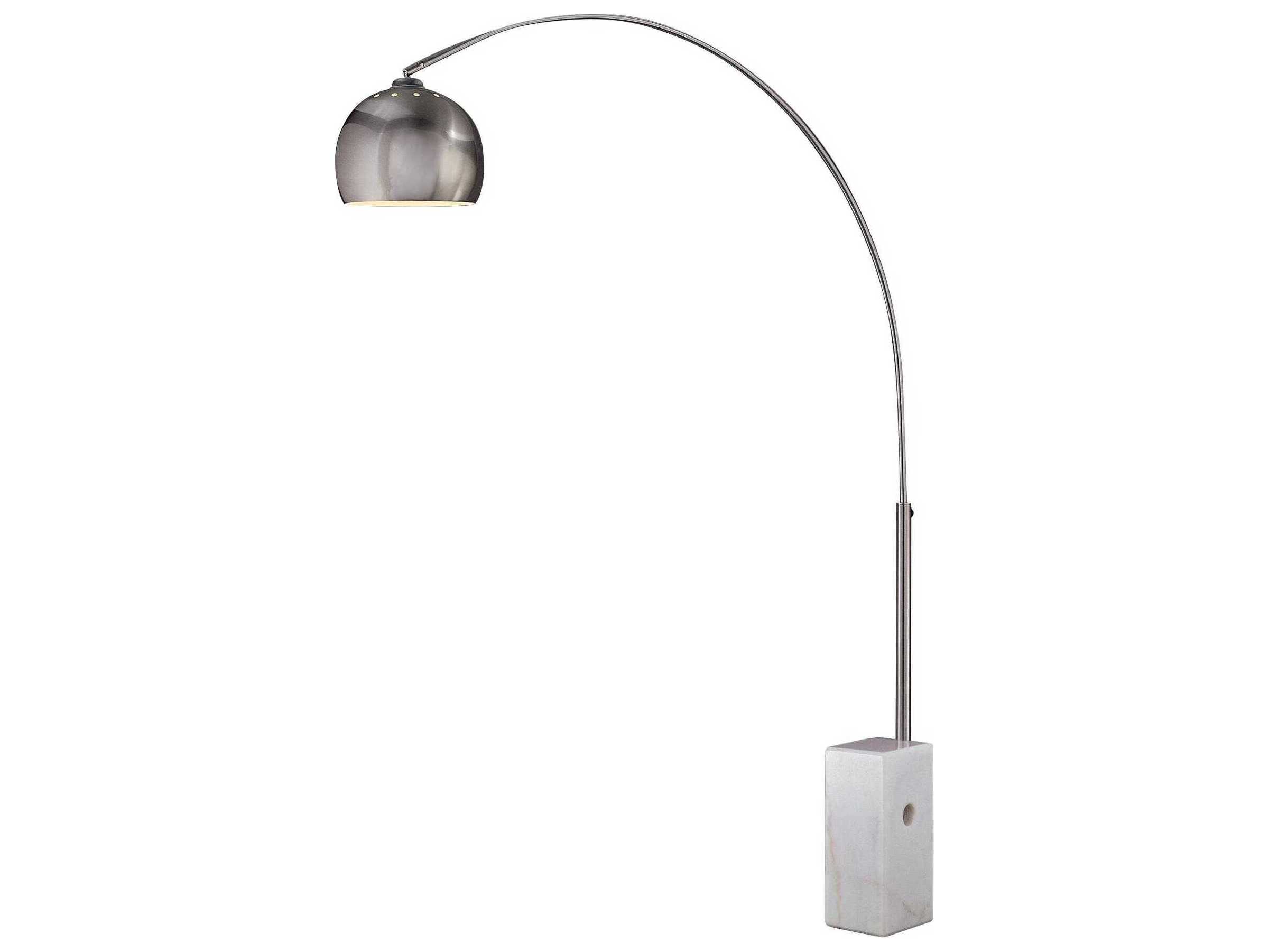 George Kovacs Reading Room Brushed Nickel Floor Lamp