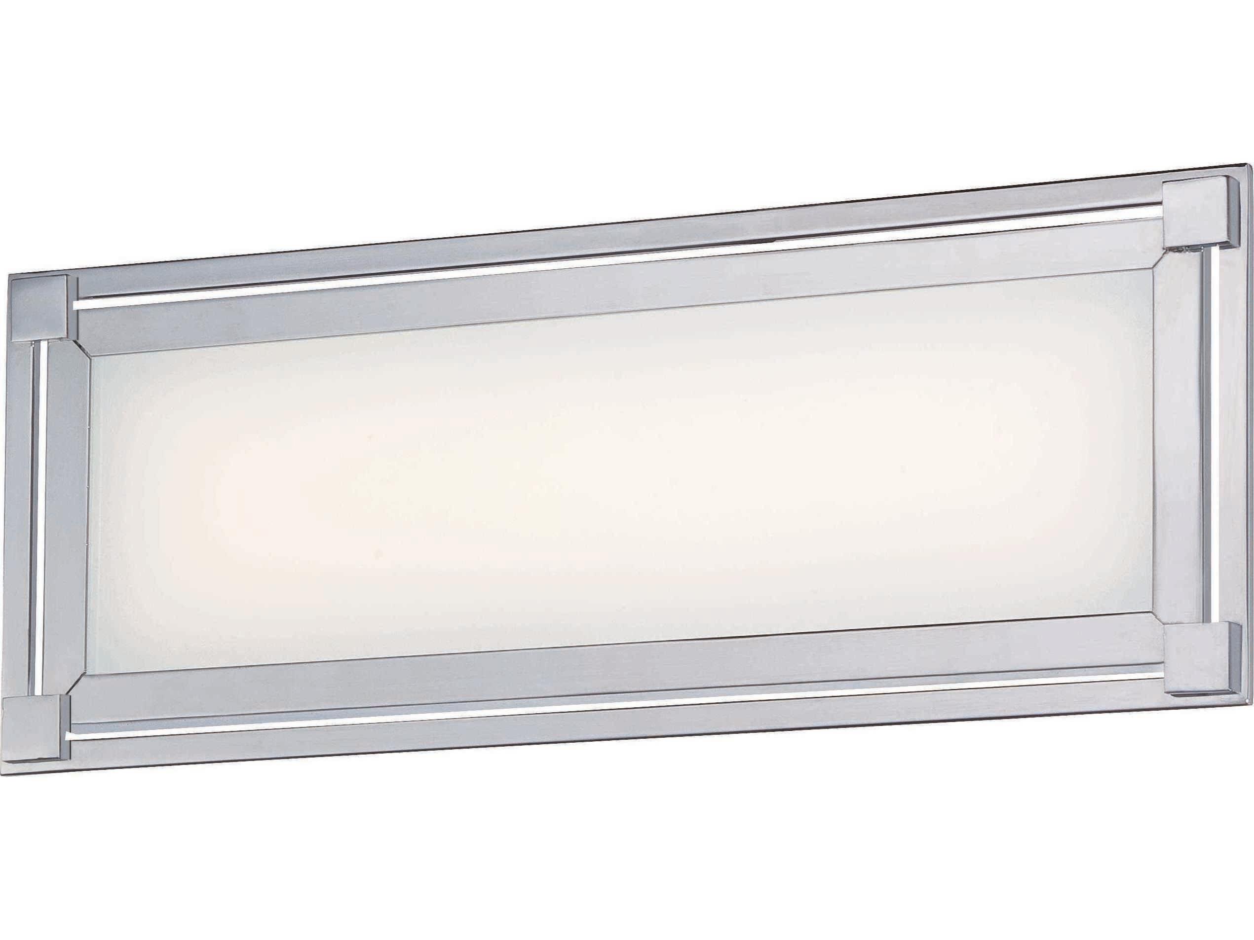 George Kovacs Framed 1-Light Chrome Glass LED Wall Sconce