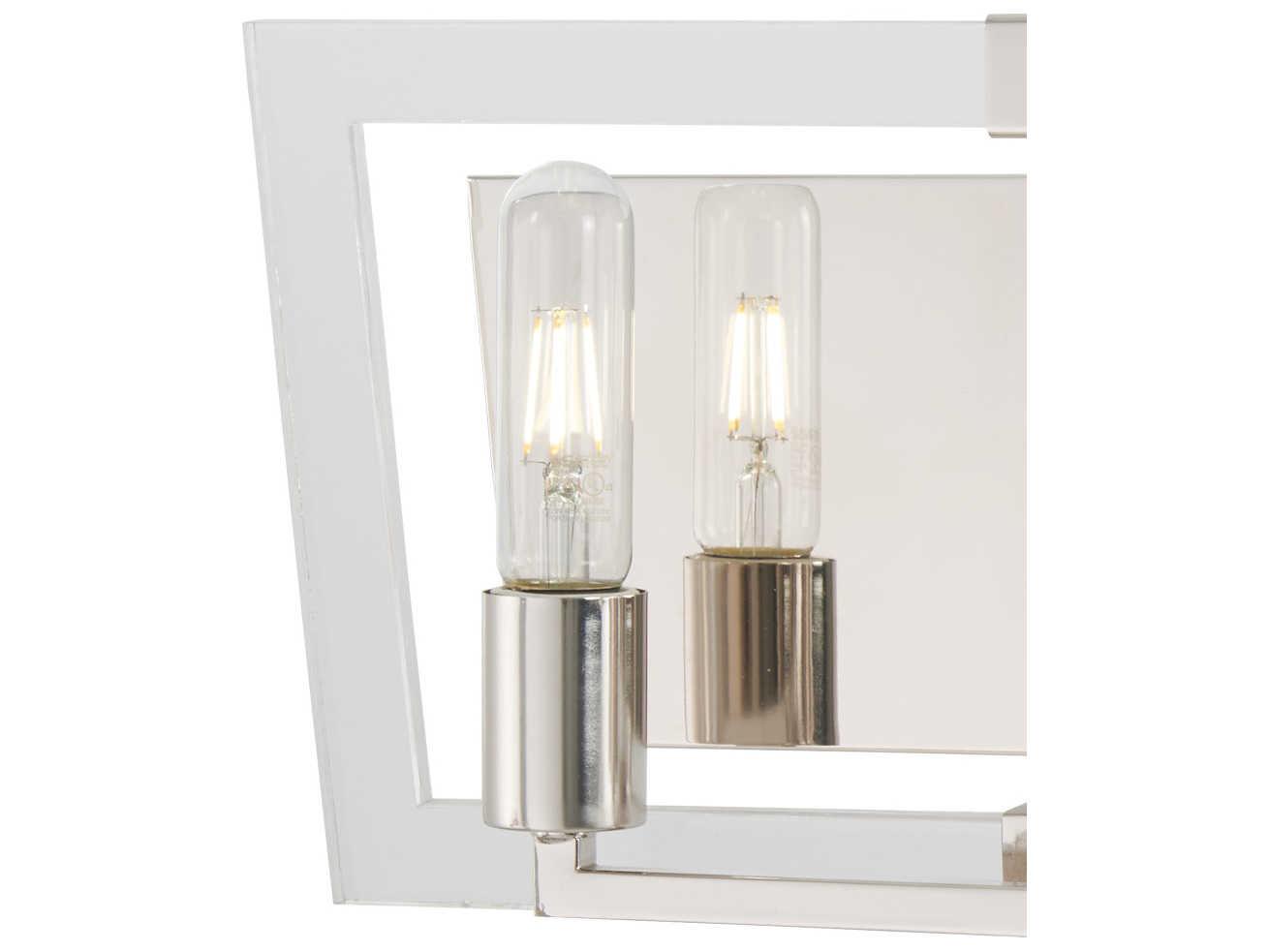 George Kovacs Crystal Chrome 4-Light Polished Nickel Vanity Light