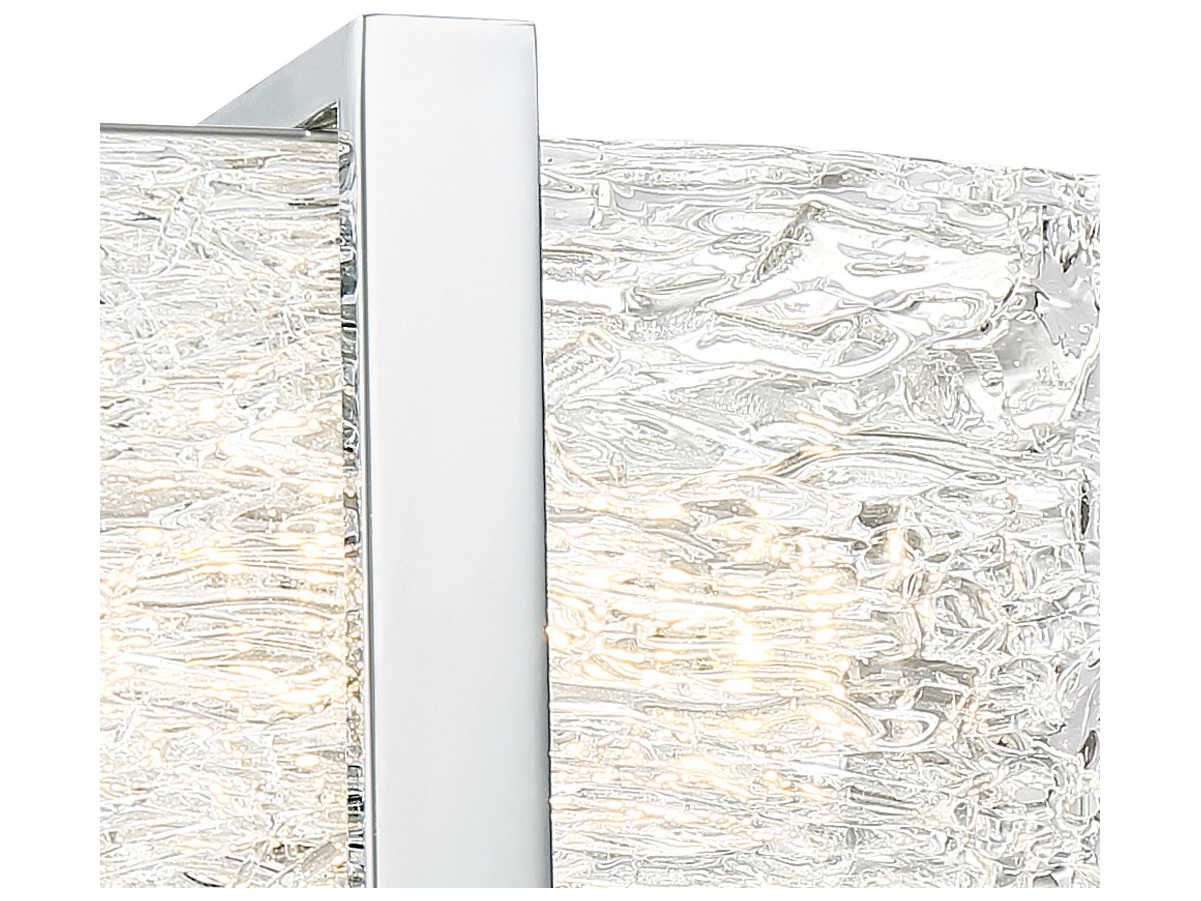 George Kovacs Forest Ice Ii 1-Light Chrome Wall Sconce
