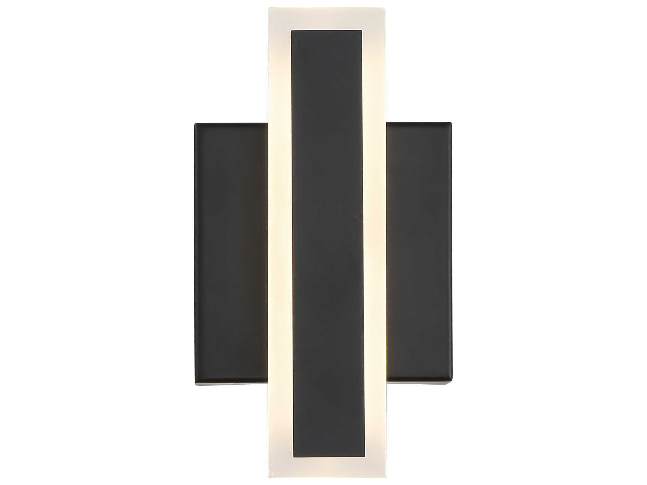 George Kovacs Edge 1-Light Coal Black Wall Sconce