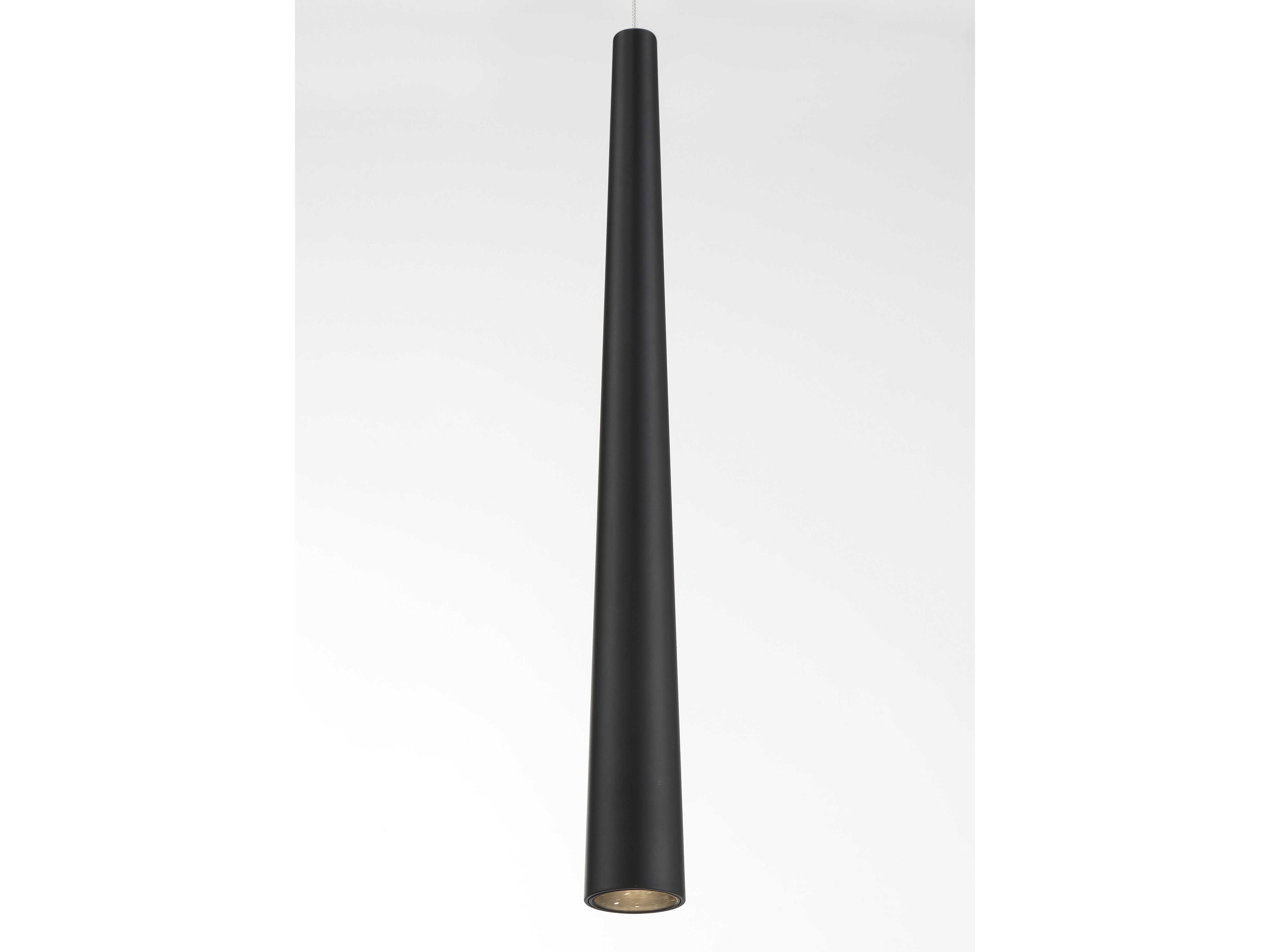 George Kovacs Stretch 1-Light Coal Black Linear Mini Pendant