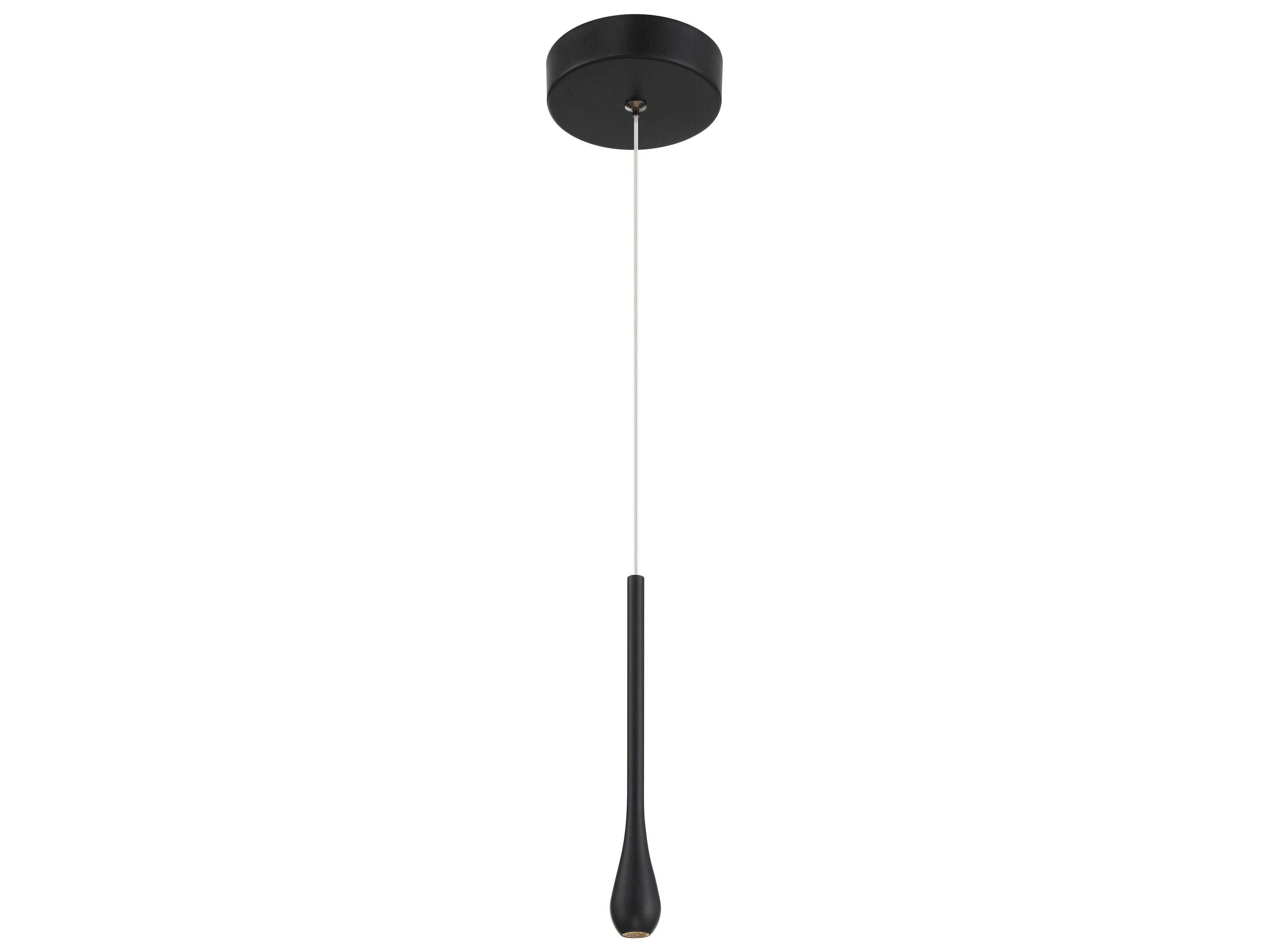 George Kovacs Pingo 1-Light Coal Black Mini Pendant