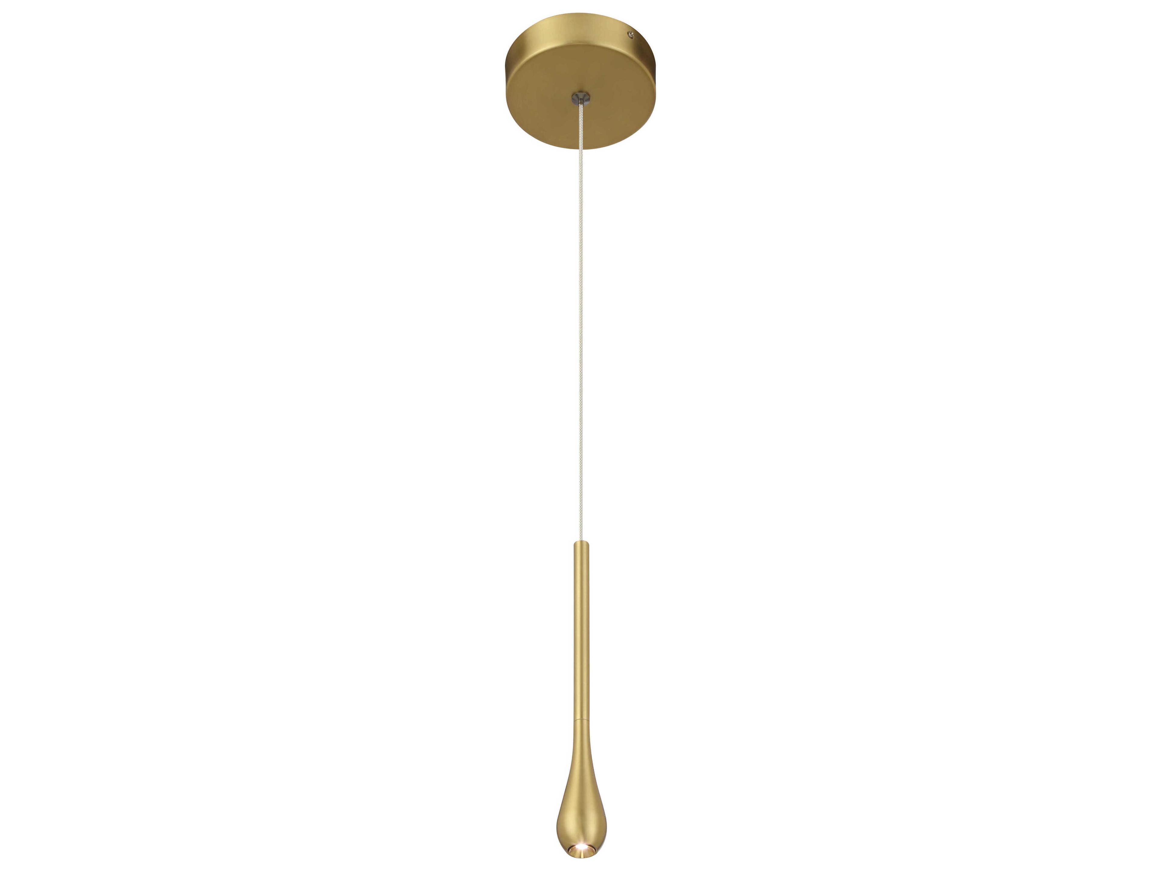 George Kovacs Pingo 1-Light Soft Brass Mini Pendant