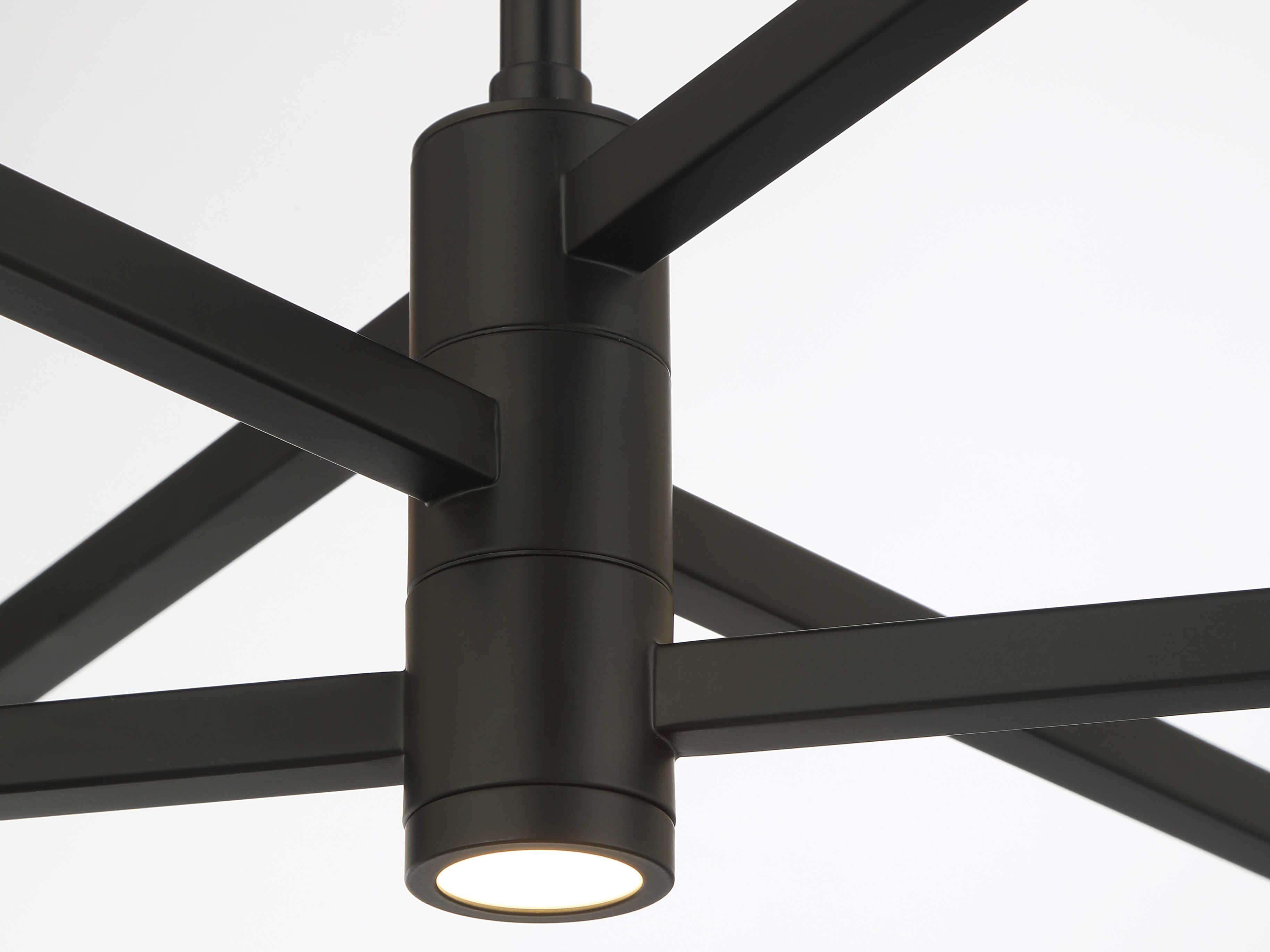 George Kovacs Articular 6-Light Coal Black Chandelier