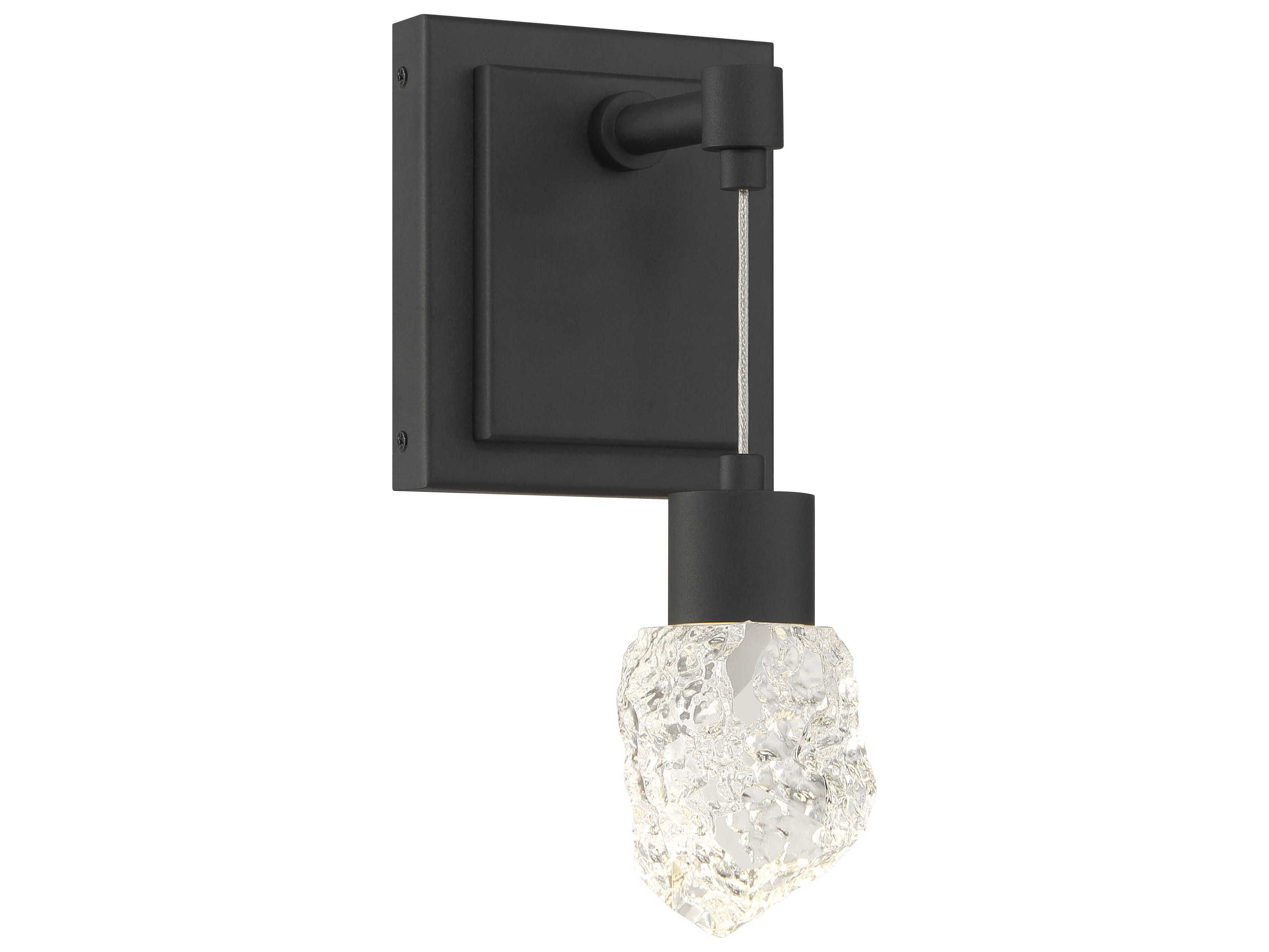 George Kovacs Kosmyc 1-Light Sand Black Wall Sconce