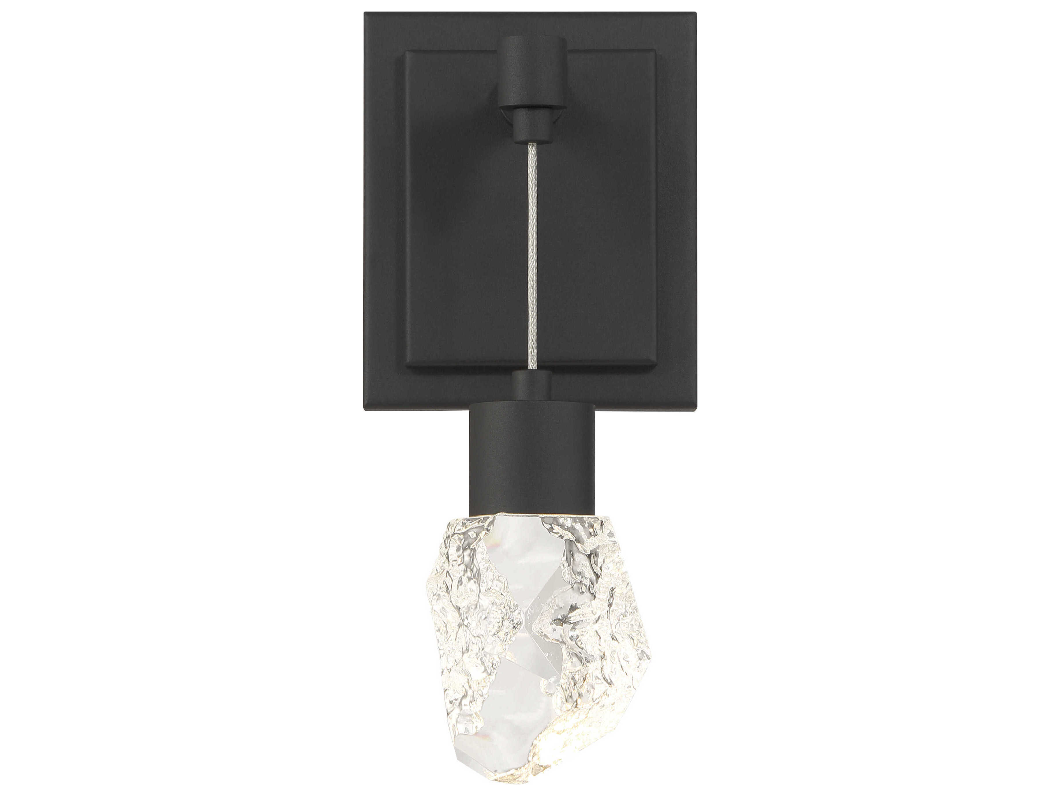 George Kovacs Kosmyc 1-Light Sand Black Wall Sconce