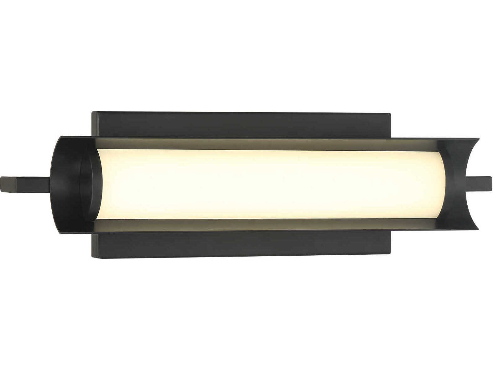 George Kovacs Trizay 1-Light Coal Black Vanity Light
