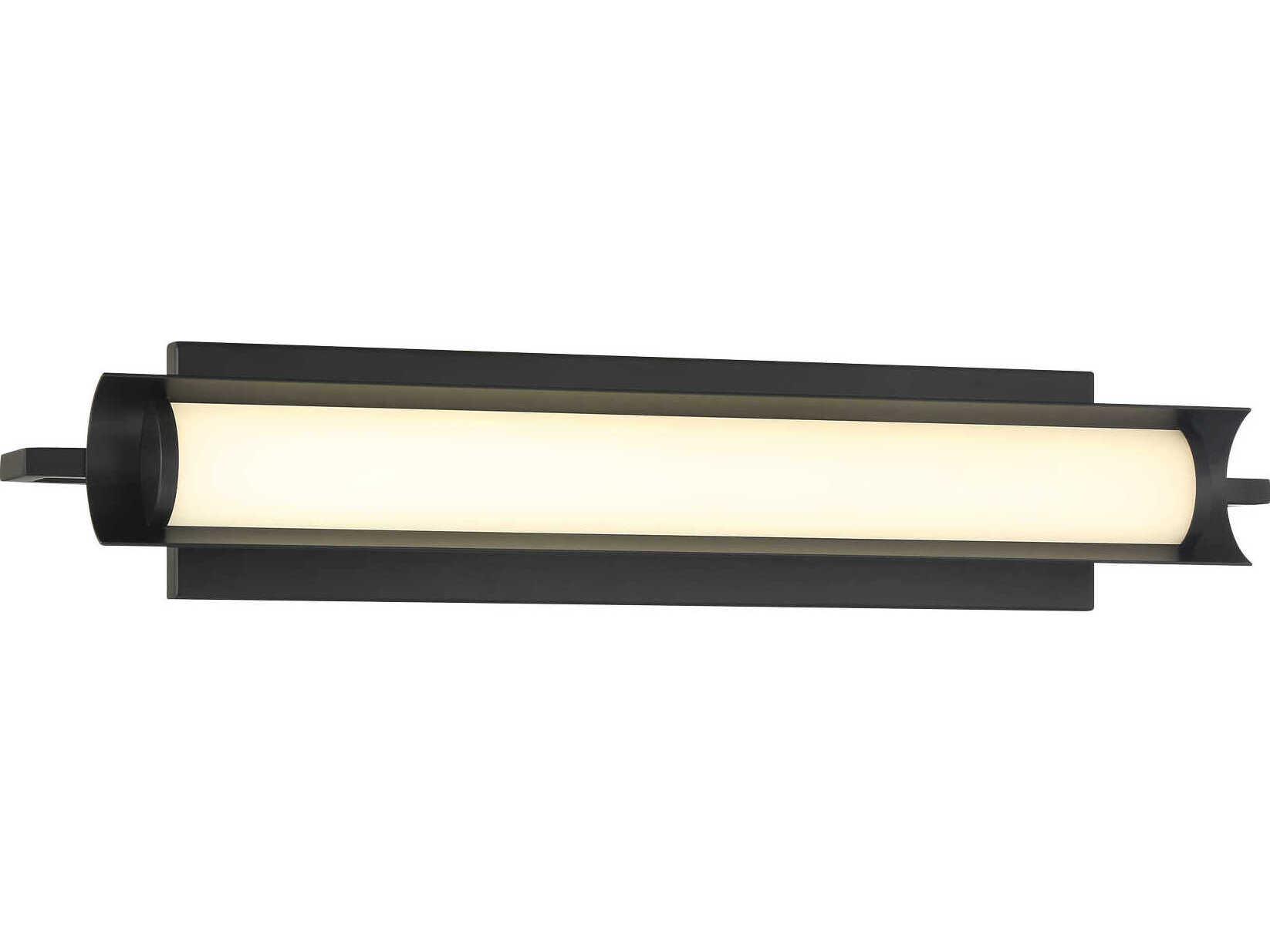 George Kovacs Trizay 1-Light Coal Black Vanity Light