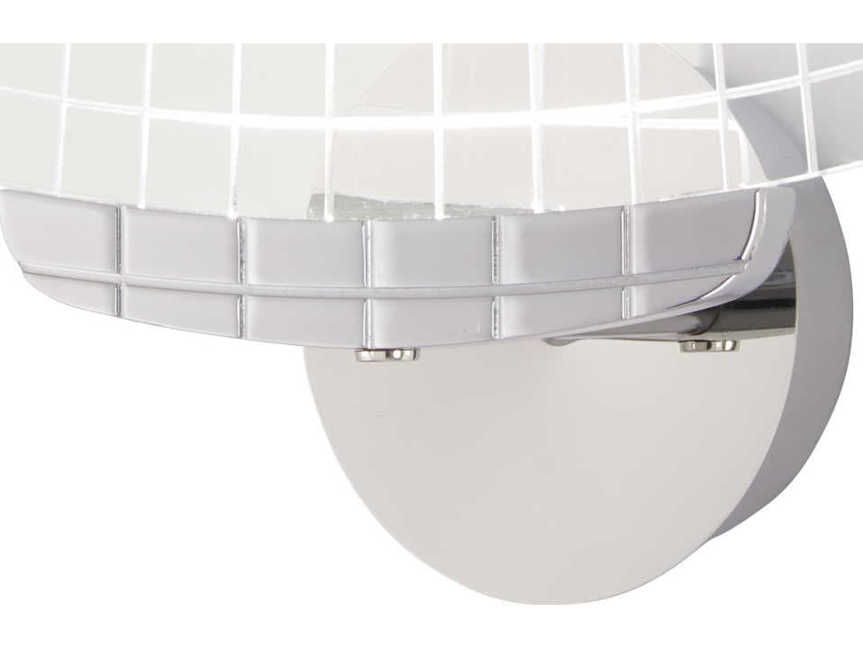 George Kovacs 1-Light Chrome Glass LED Wall Sconce